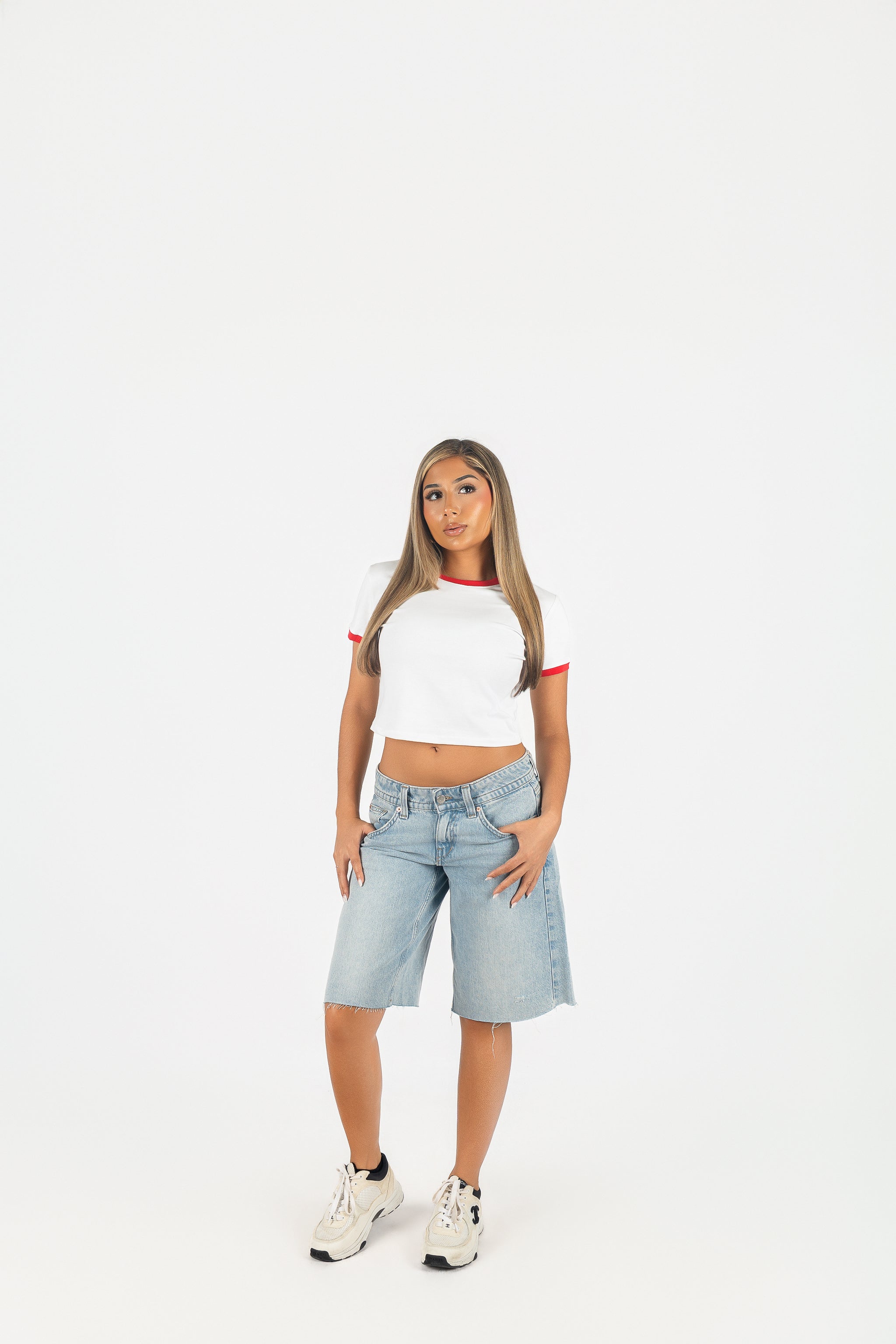 Womens Ringer Baby Tee