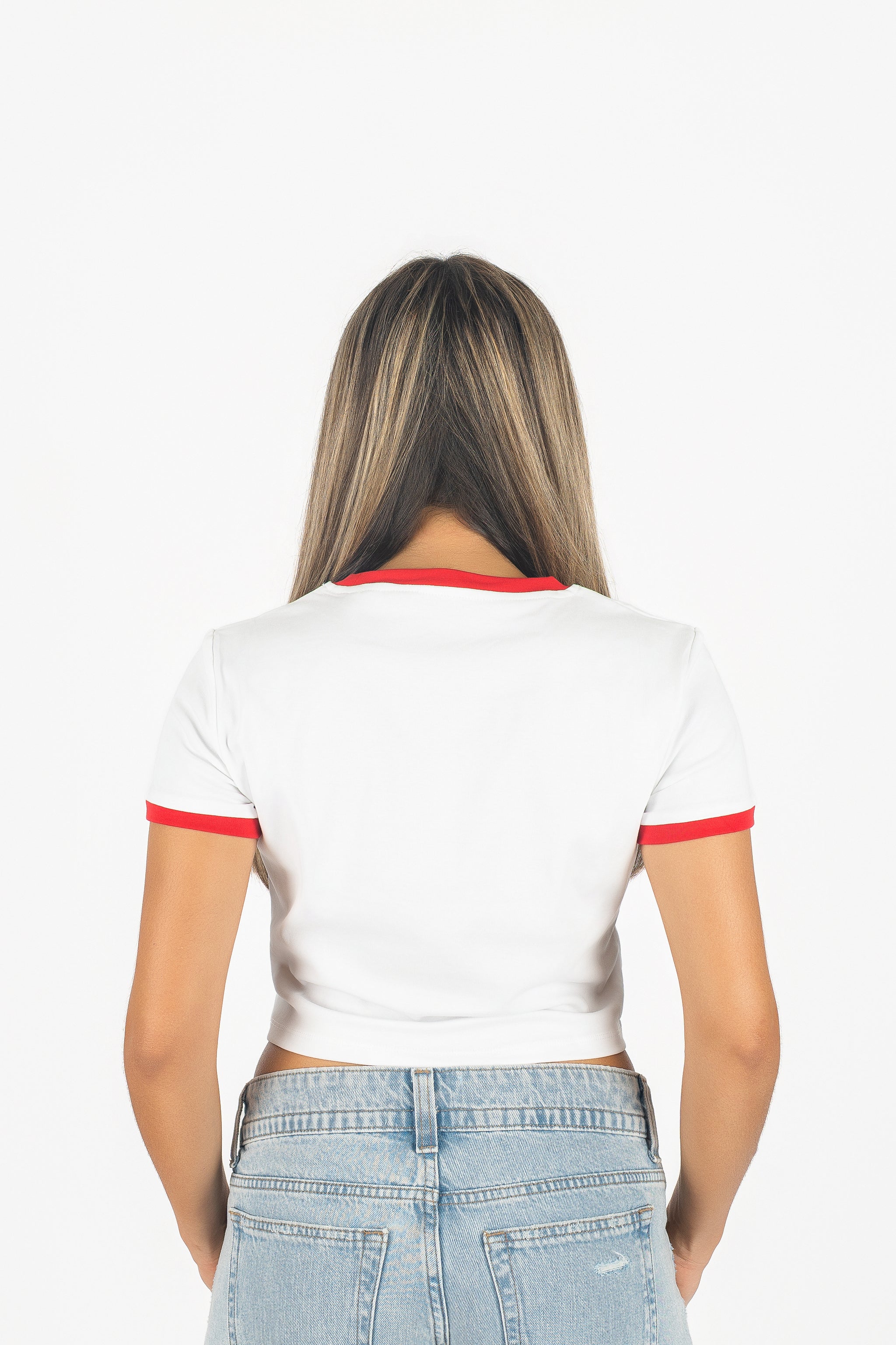 Womens Ringer Baby Tee