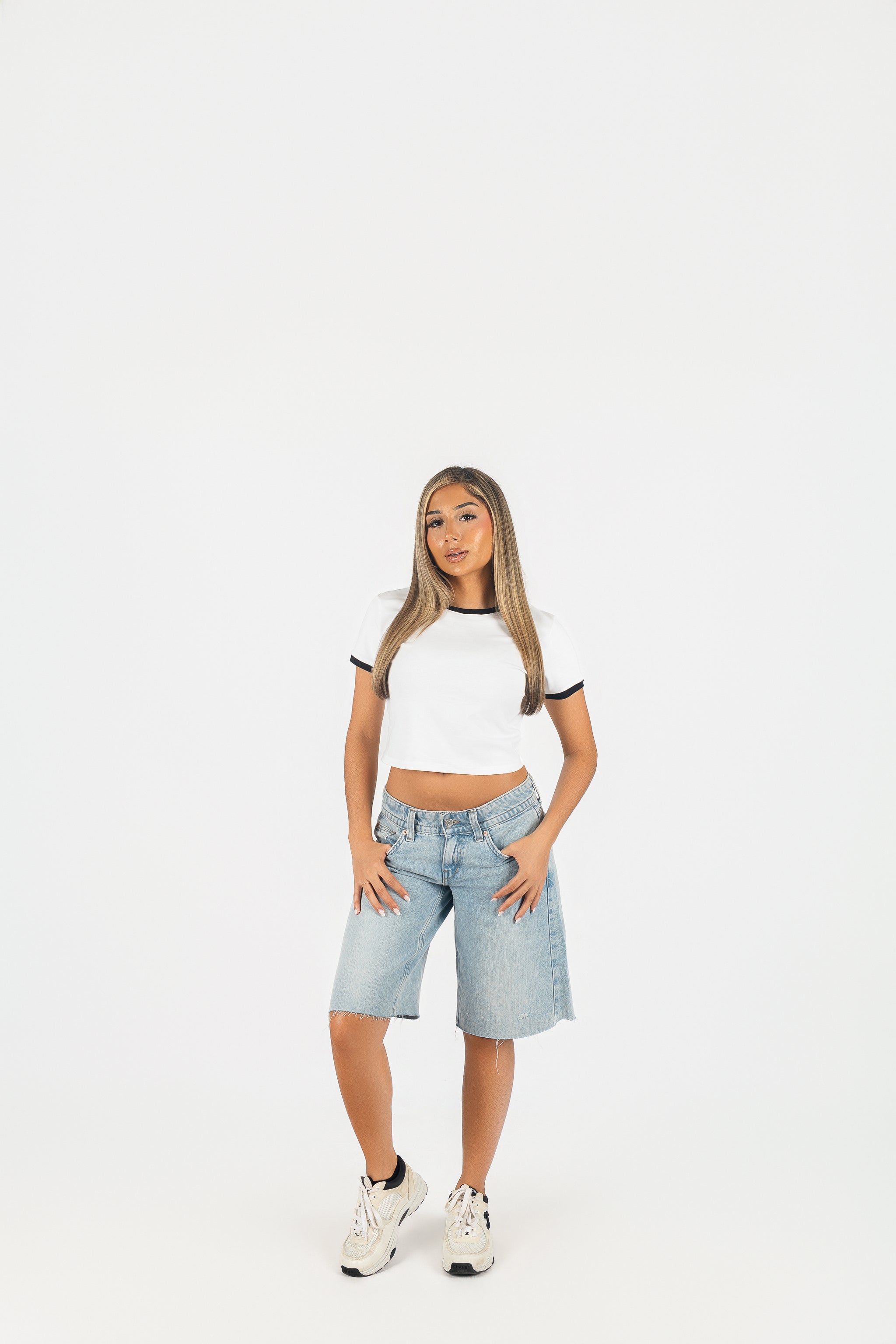 Womens Ringer Baby Tee