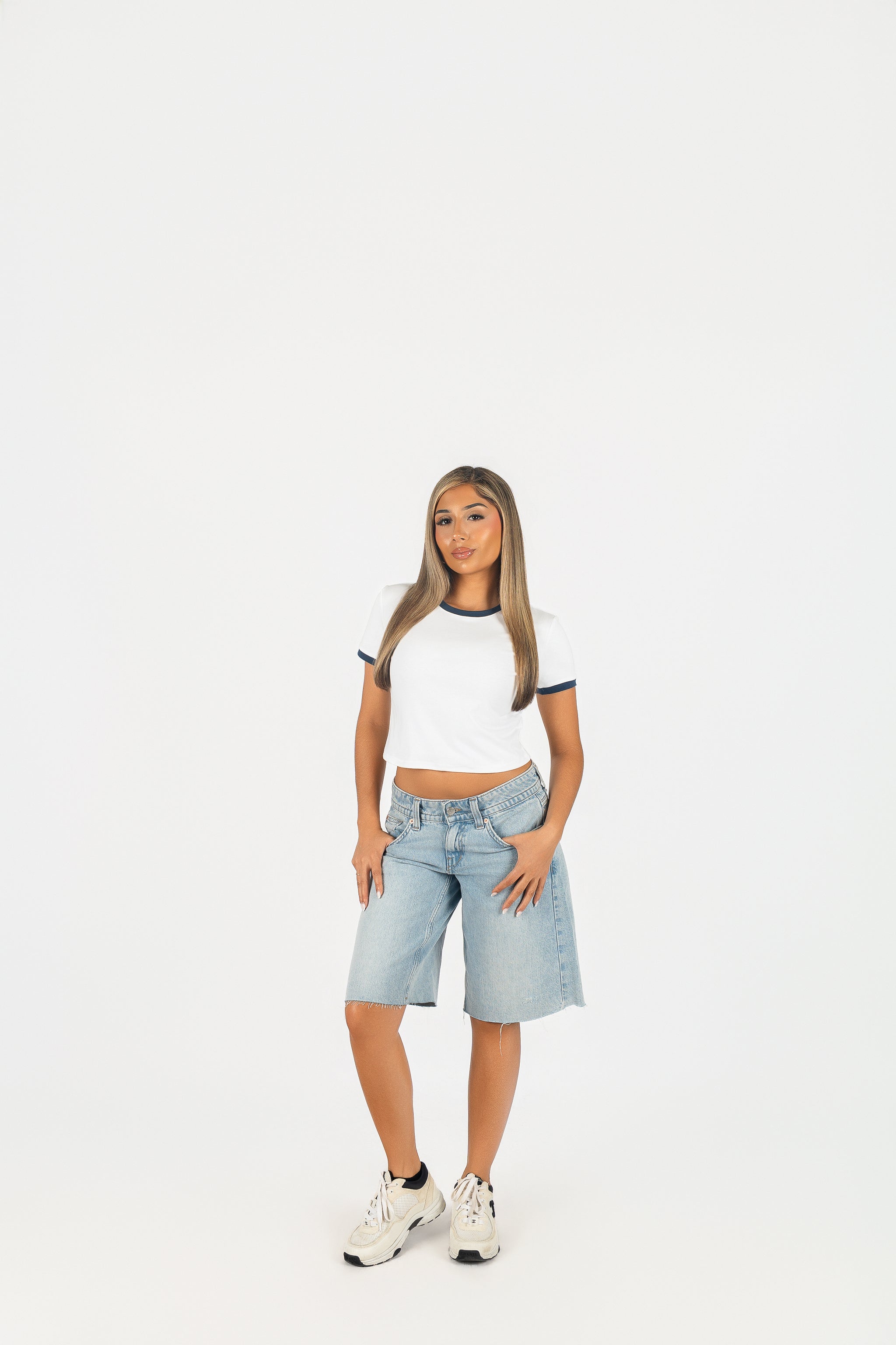 Womens Ringer Baby Tee