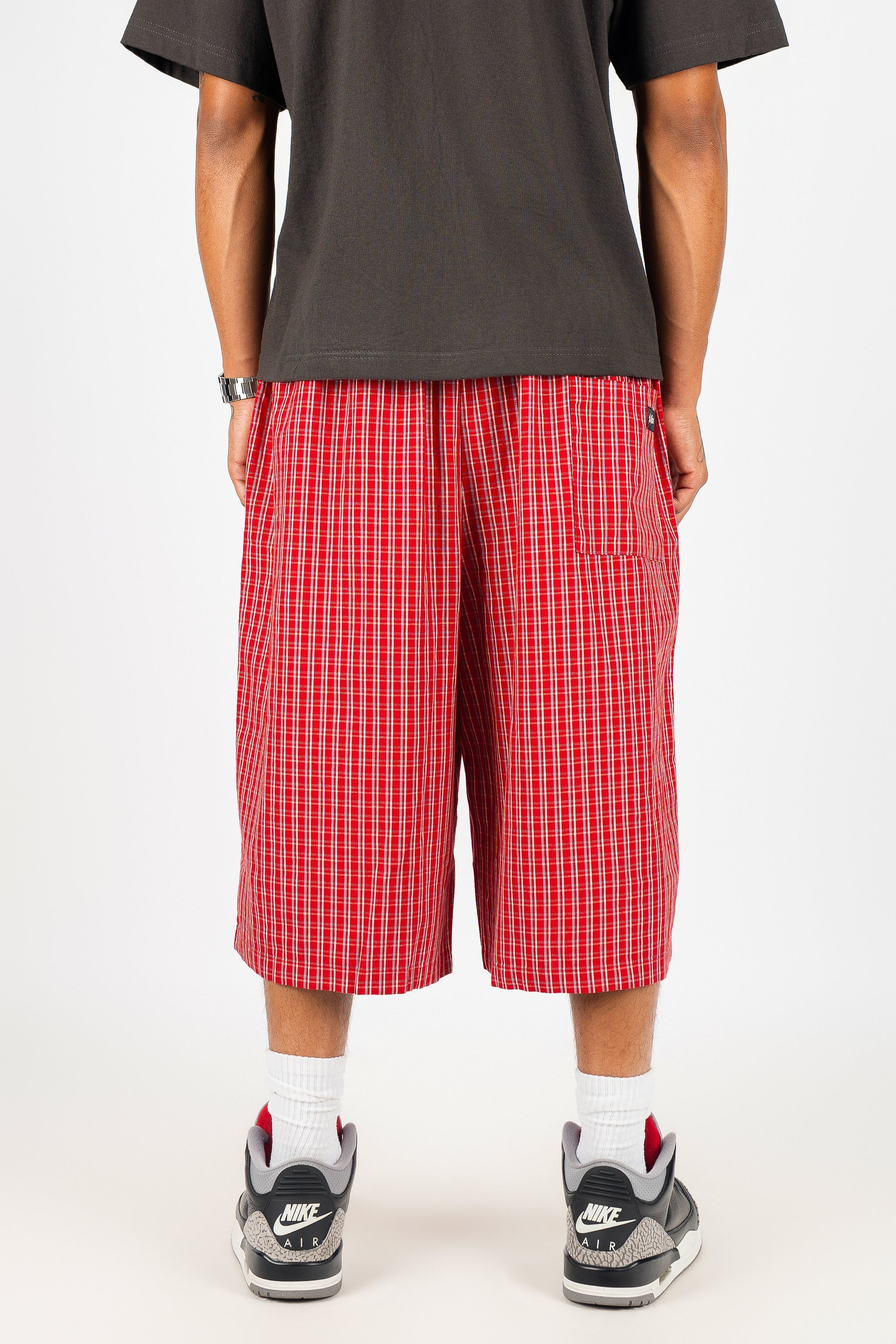 Baggy Plaid Shorts