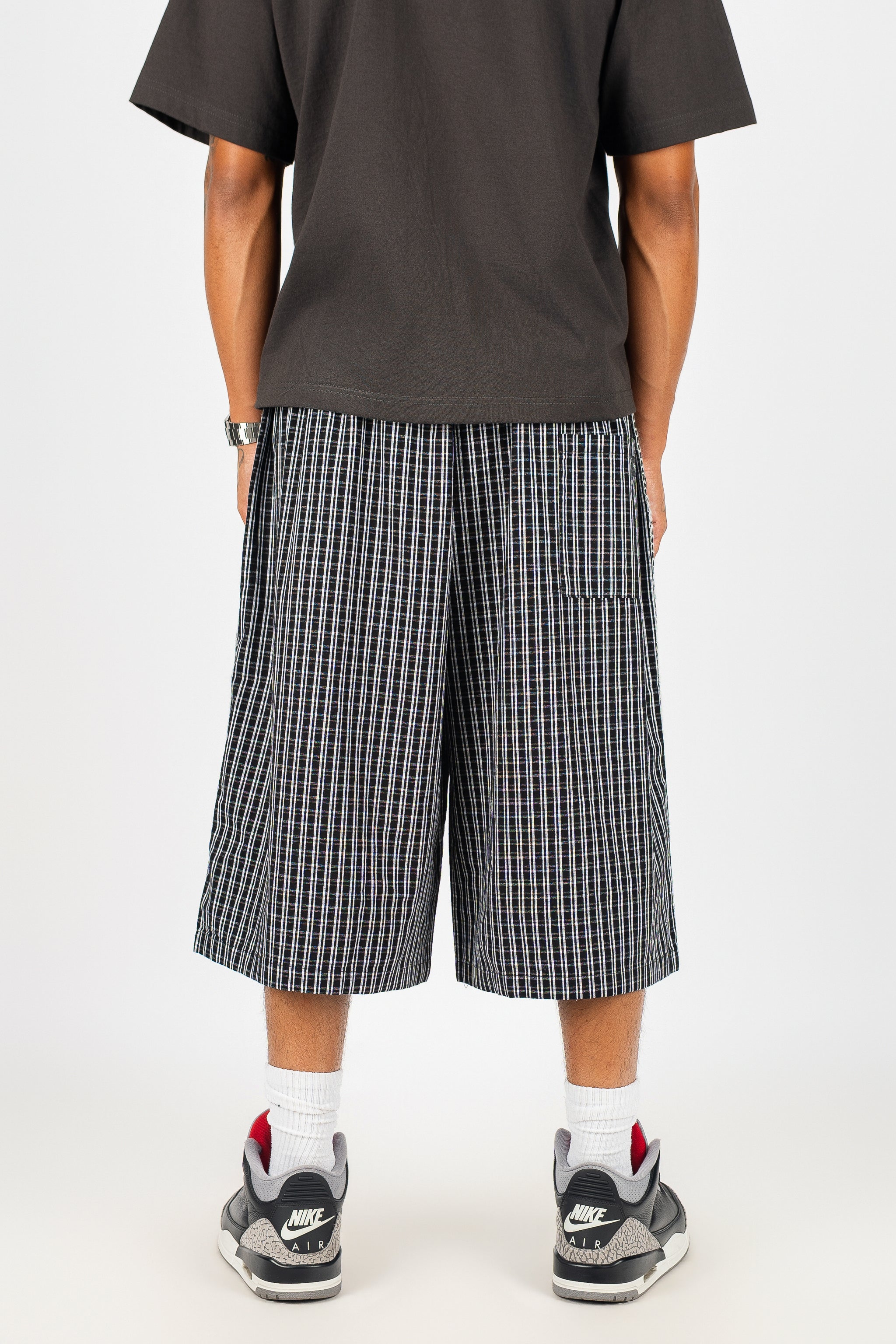 Baggy Plaid Shorts