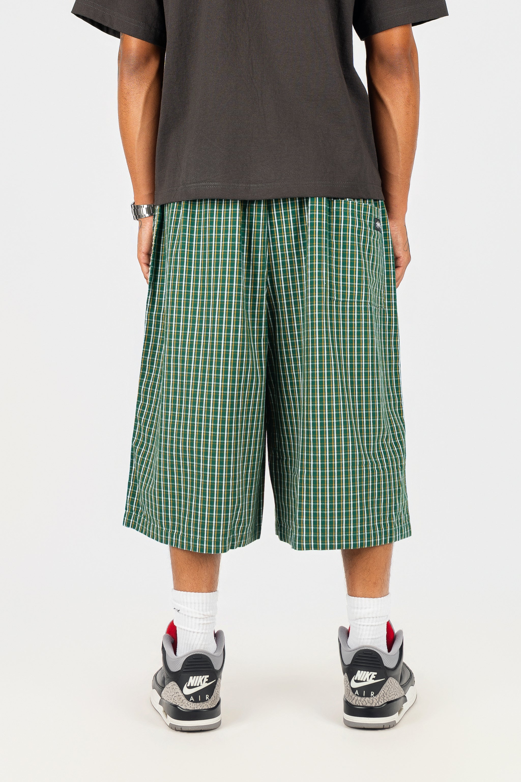 Baggy Plaid Shorts