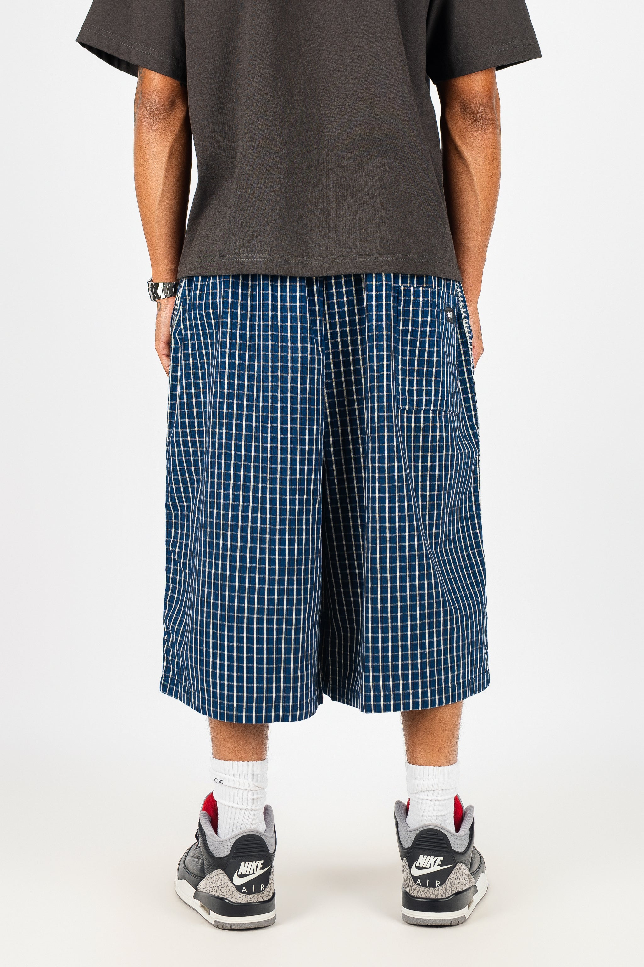 Baggy Plaid Shorts