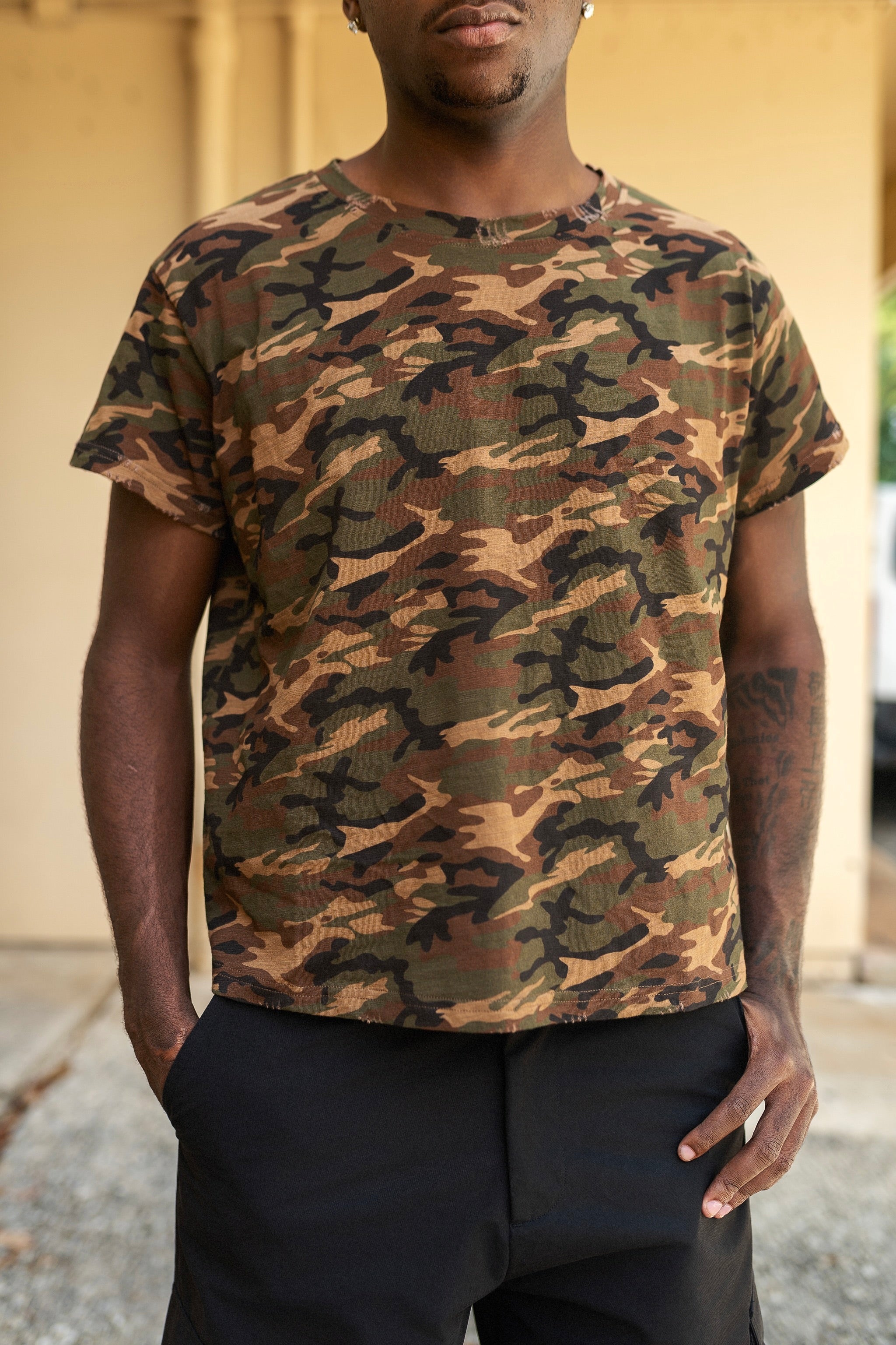 Camo Slub T-Shirt