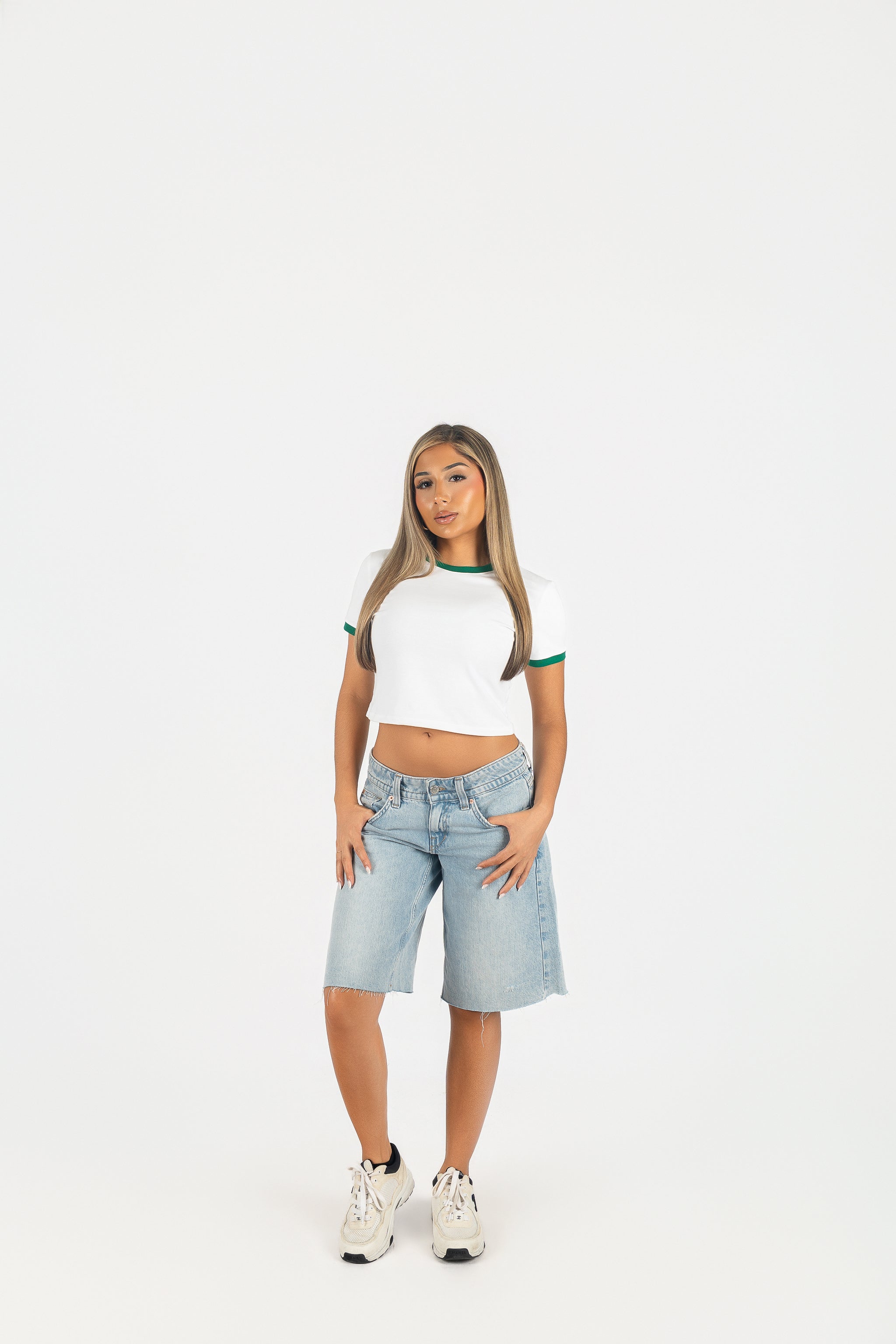 Womens Ringer Baby Tee