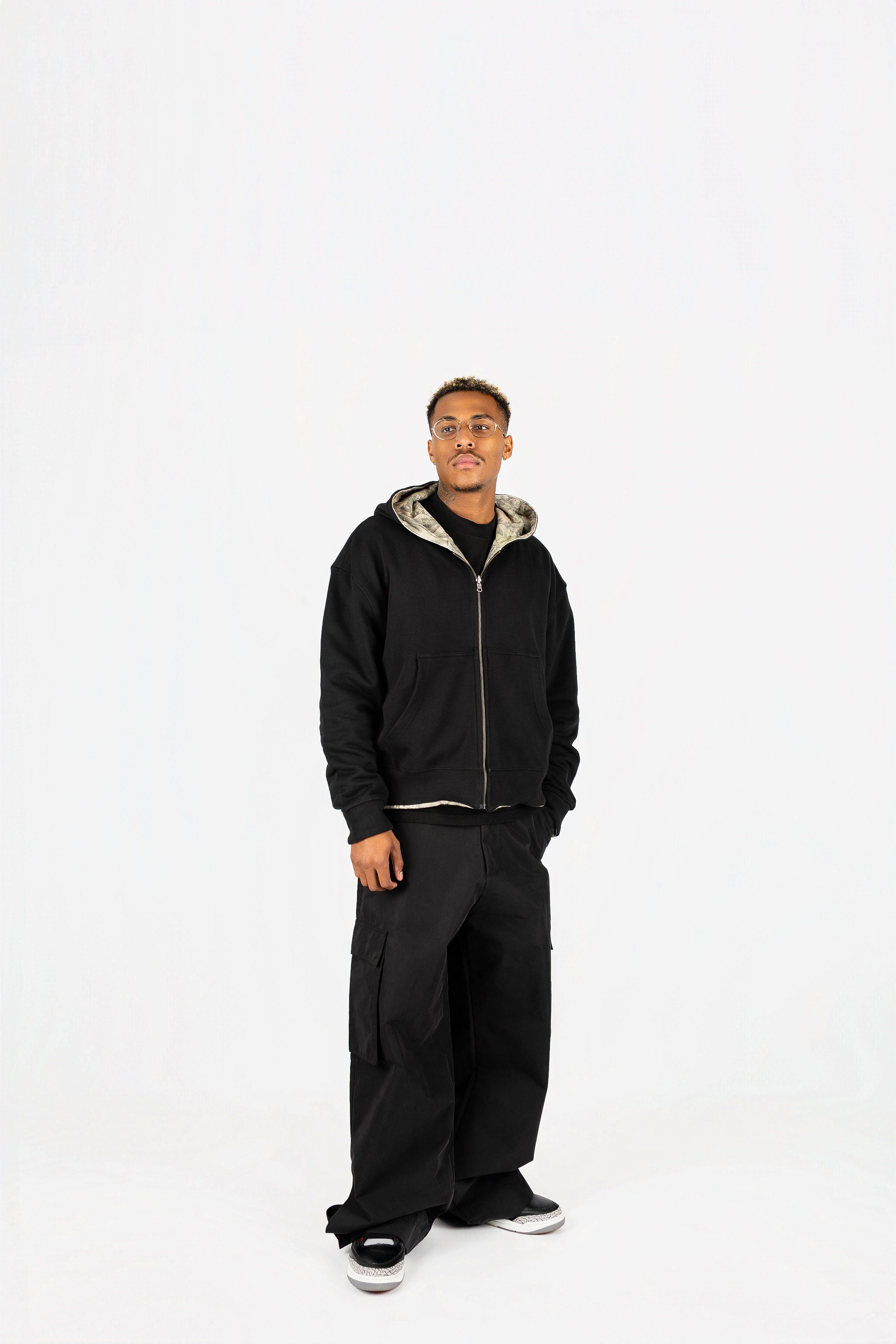 Reversible Camo Zip Up