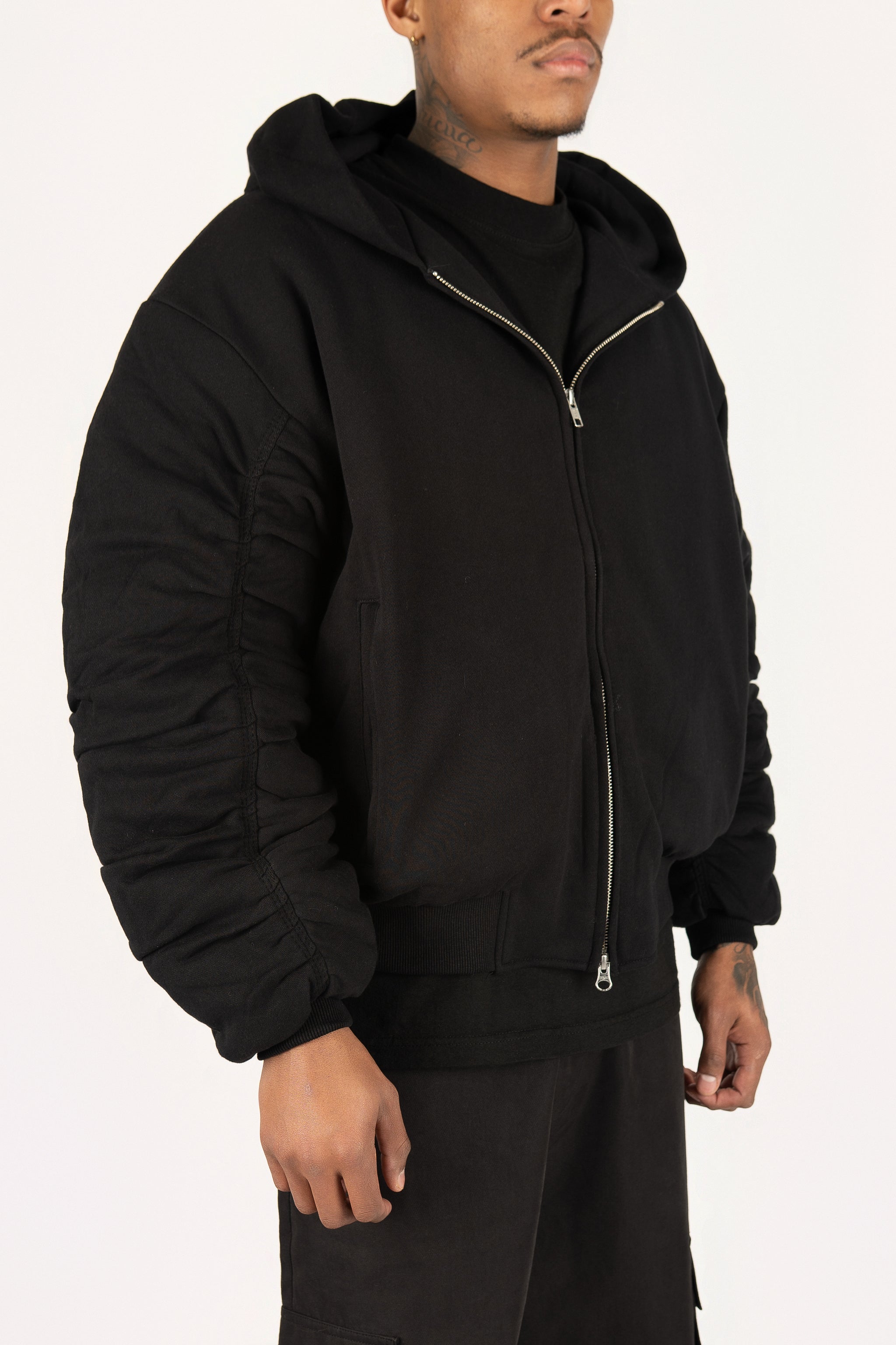 Hooded Fleece Bomber