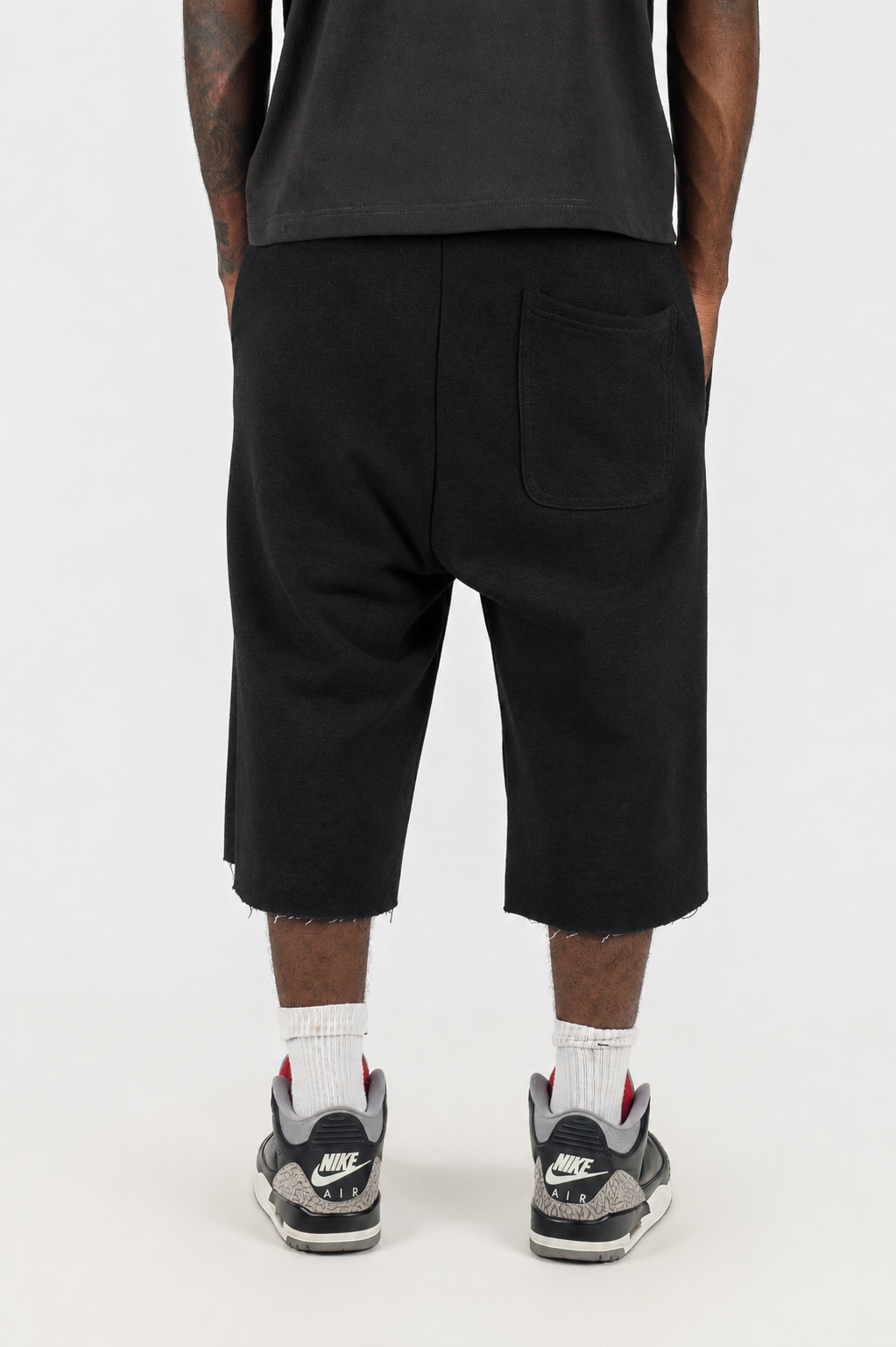 Terry Oversize Long Shorts