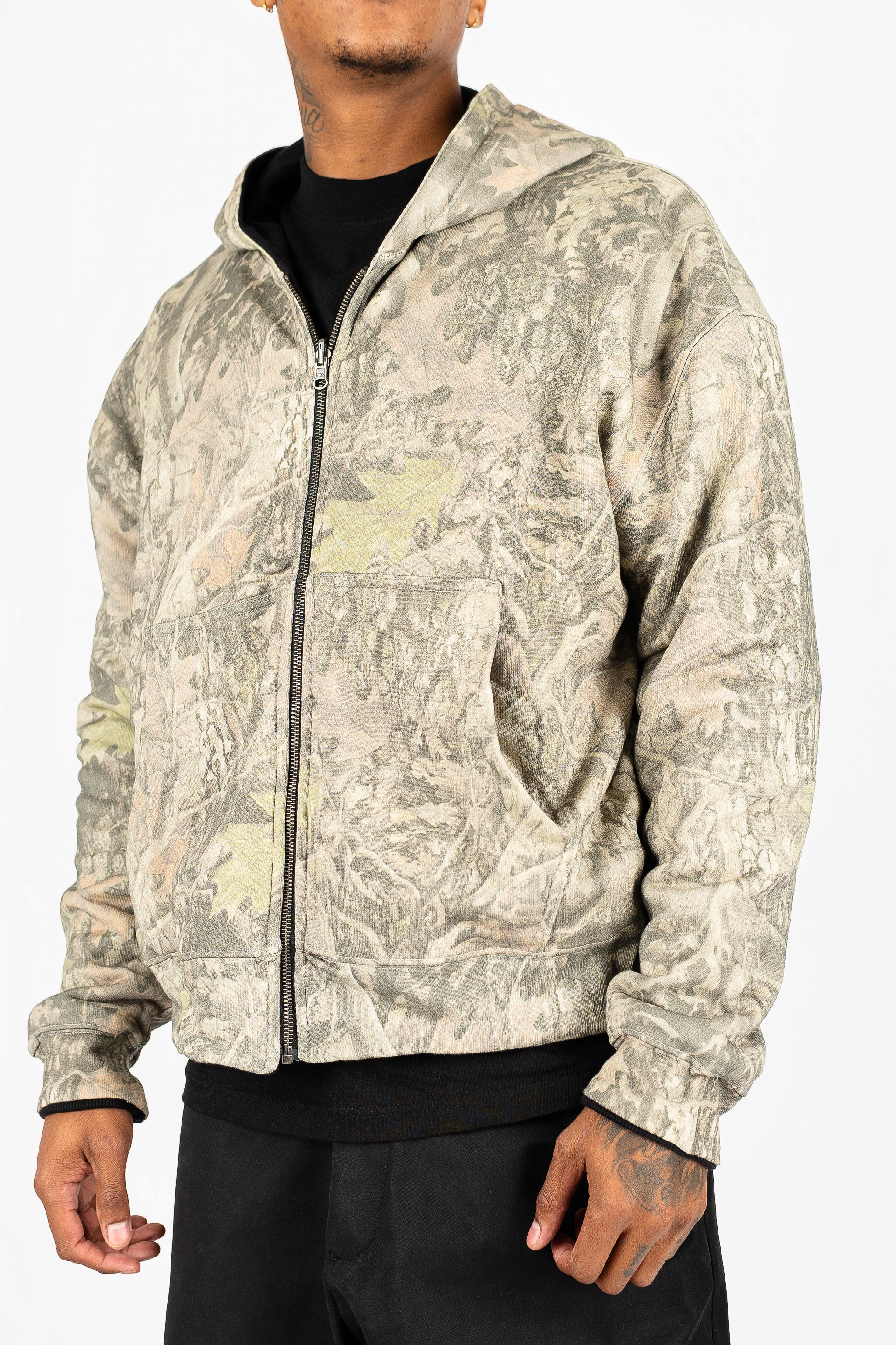Reversible Camo Zip Up