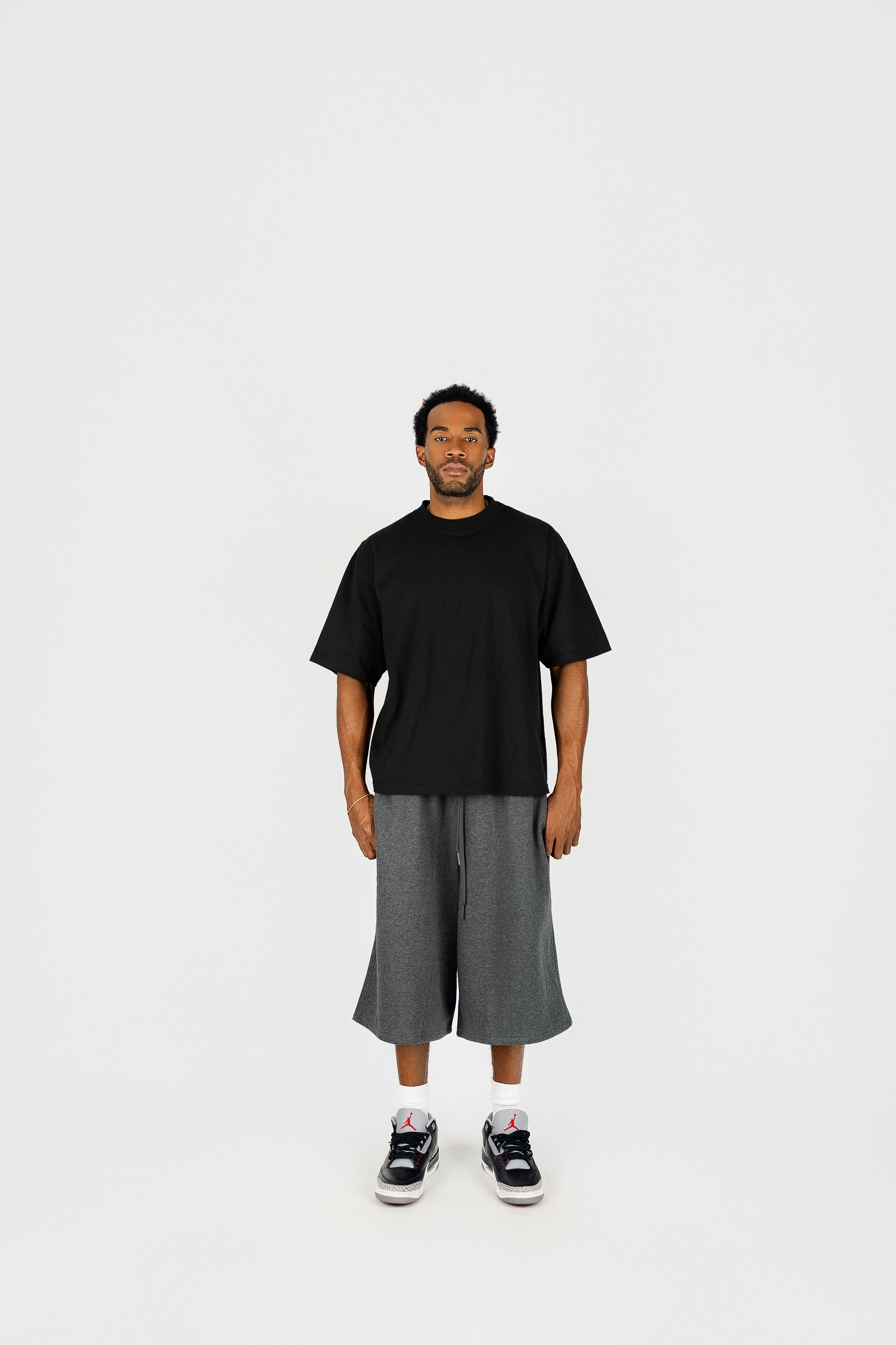 Long Fleece Baggy Shorts