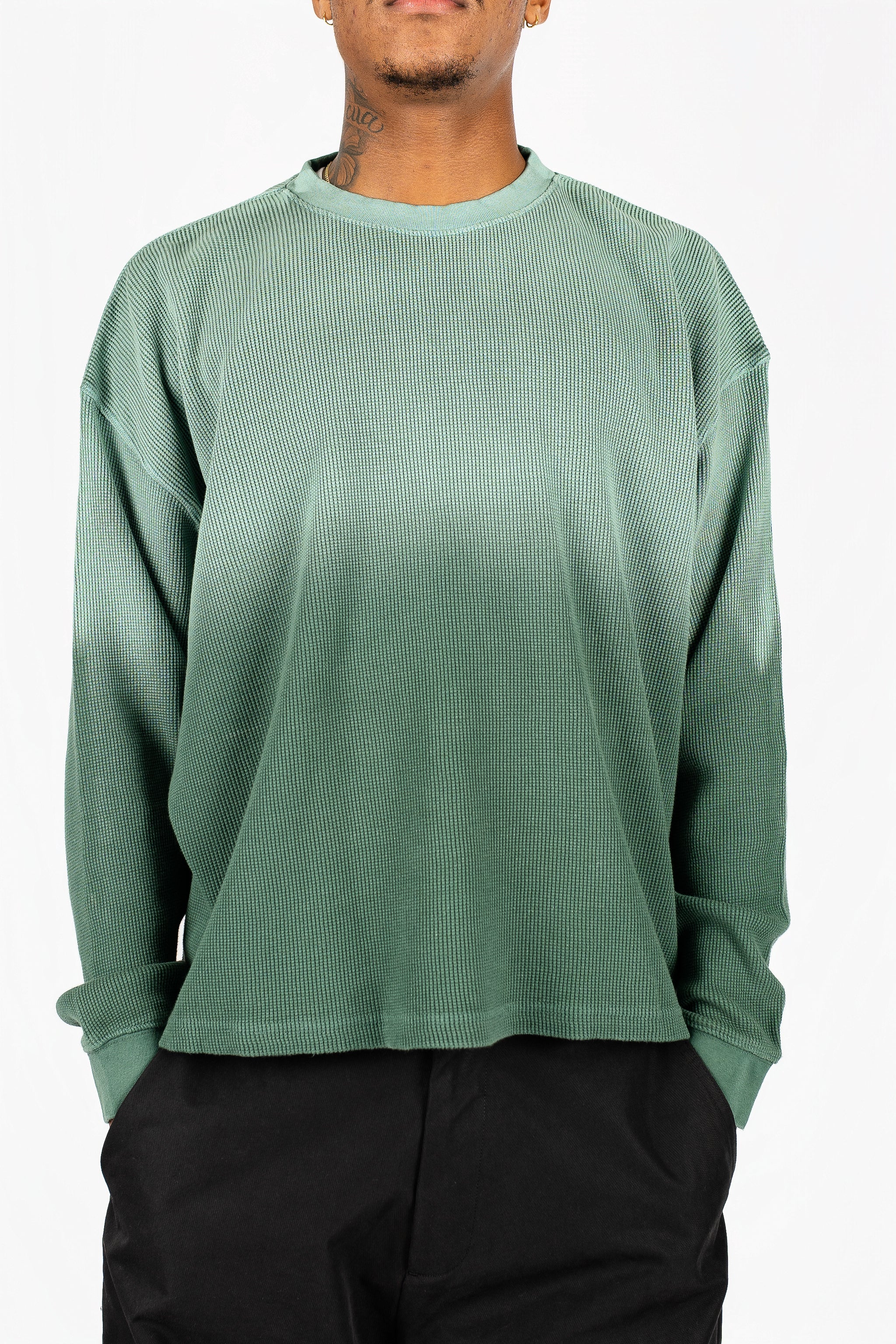 Sun-Dried Baby Waffle Knit Long Sleeve