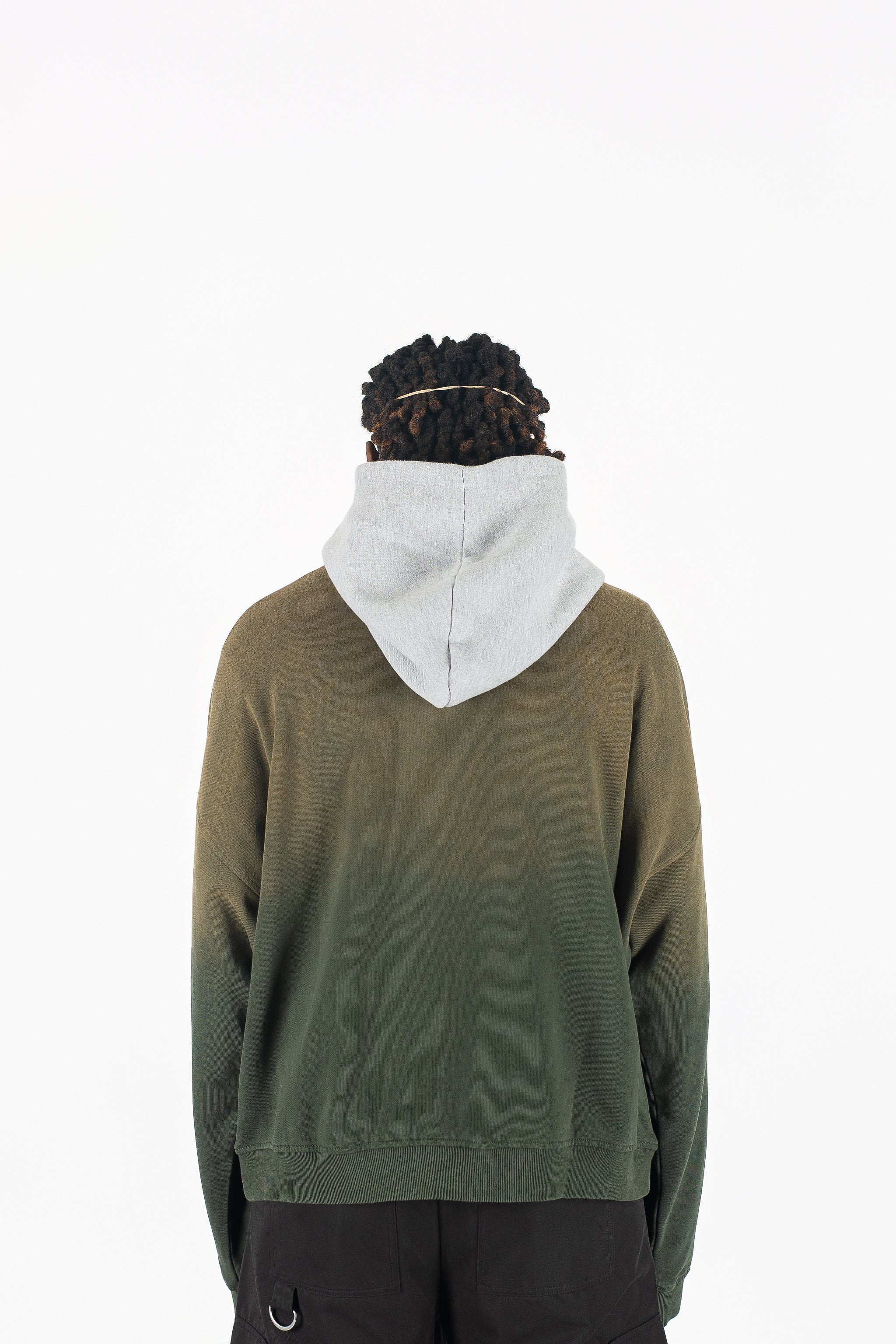 Two Tone Oversized Sun-Dried Hoodie *SIZE DOWN 1 SIZE*