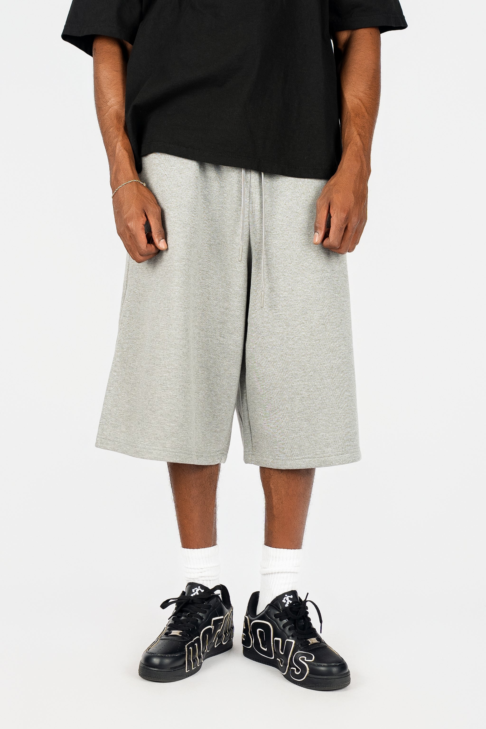 Long Fleece Baggy Shorts