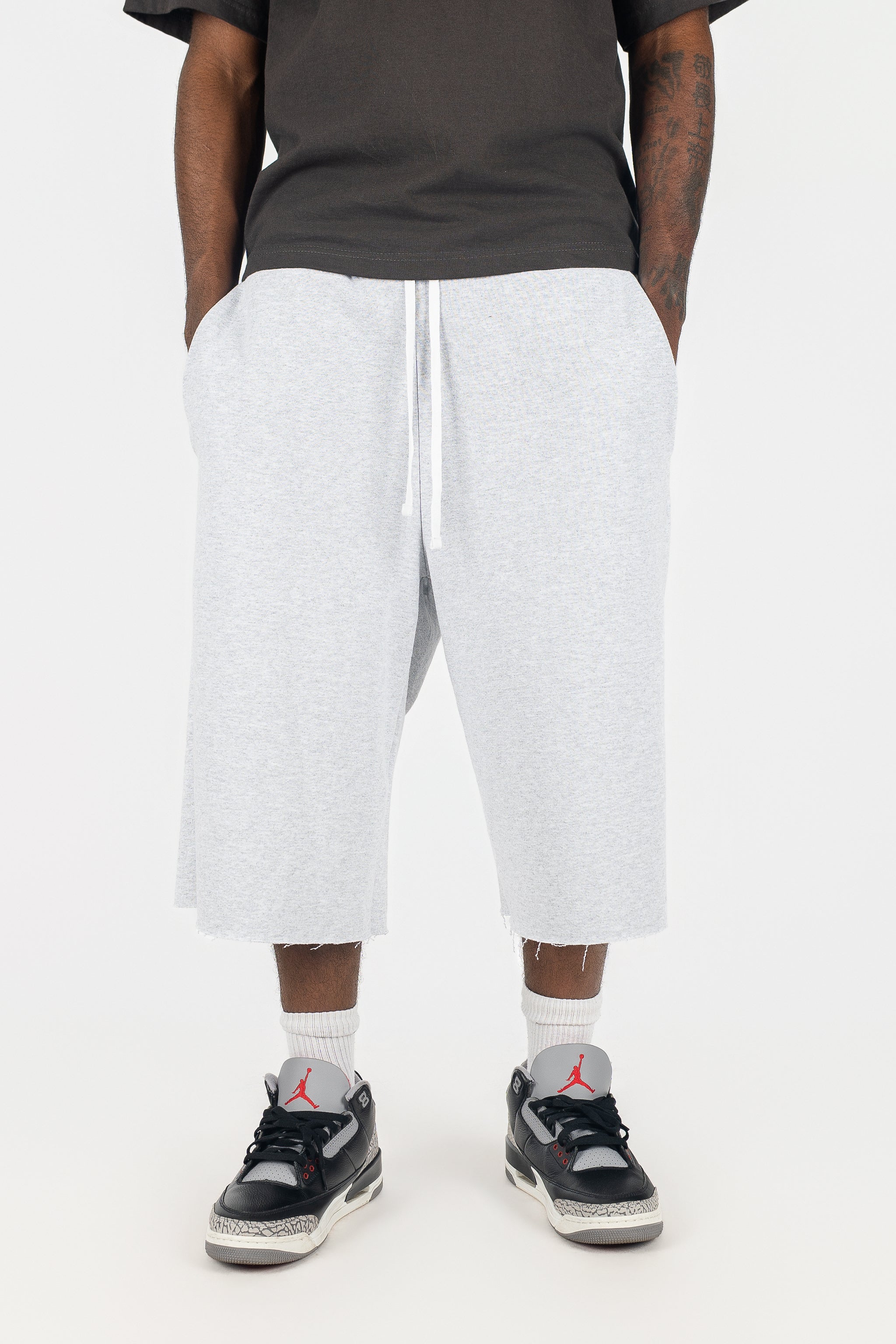 Terry Oversize Long Shorts