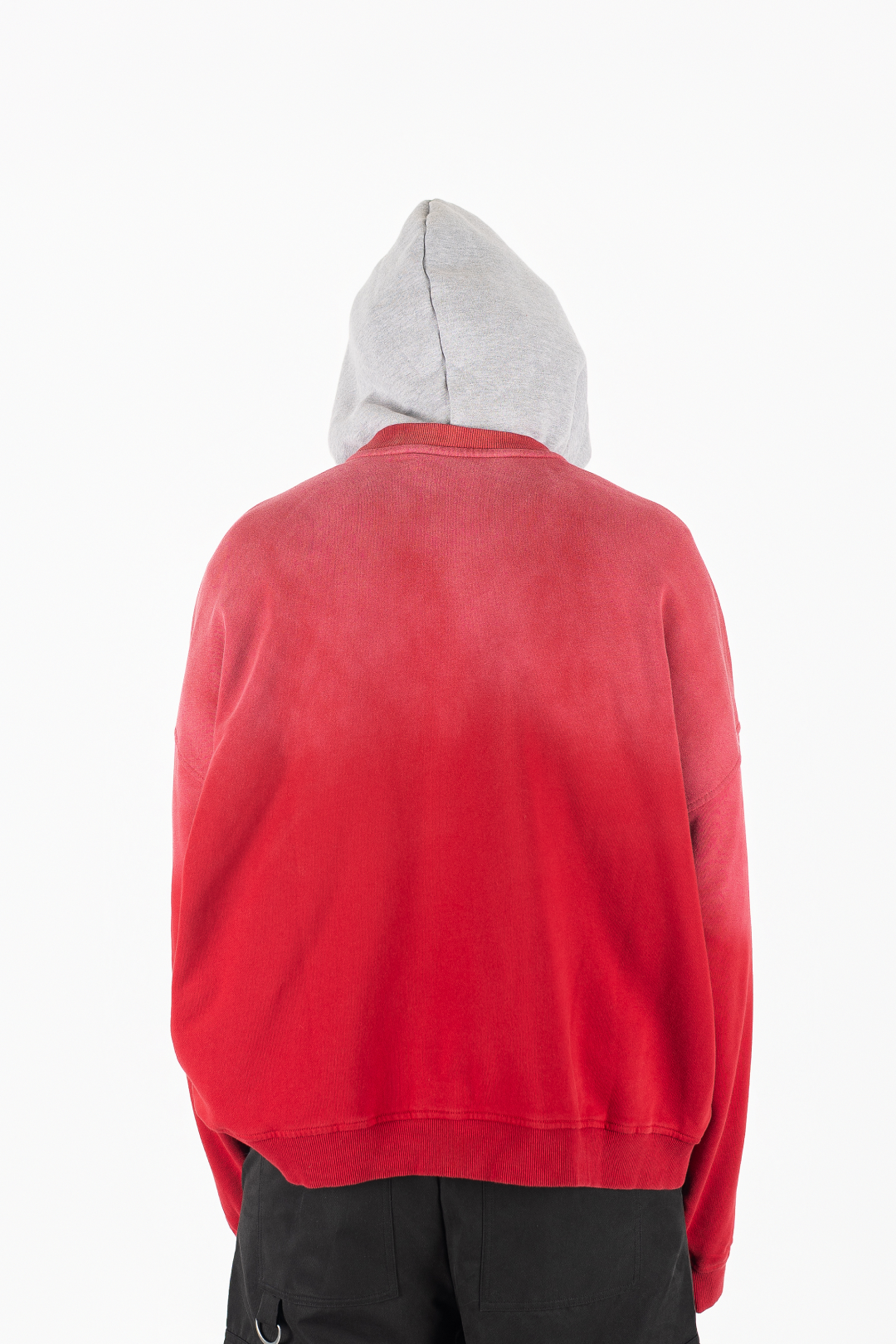 Two Tone Oversized Sun-Dried Hoodie