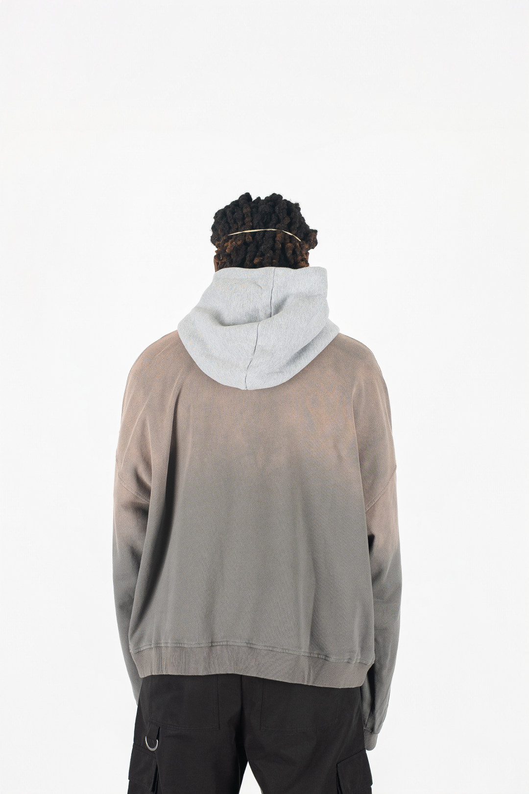 Two Tone Oversized Sun-Dried Hoodie