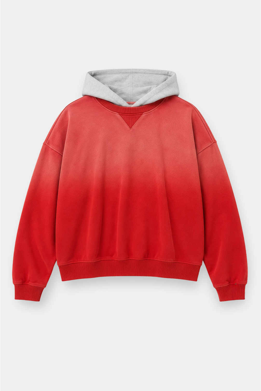 Two Tone Oversized Sun-Dried Hoodie