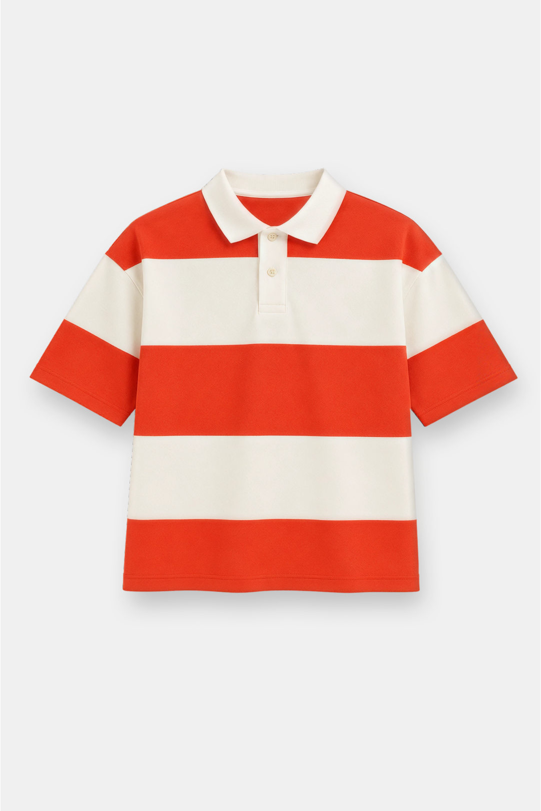 Short Sleeve Striped Polo