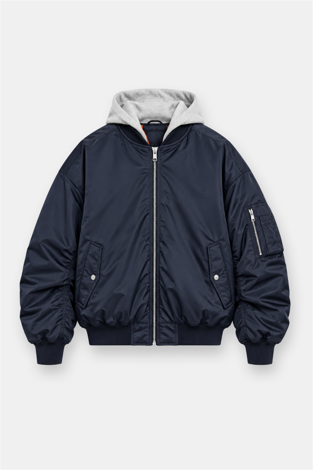 Drop Shoulder Bomber Jacket