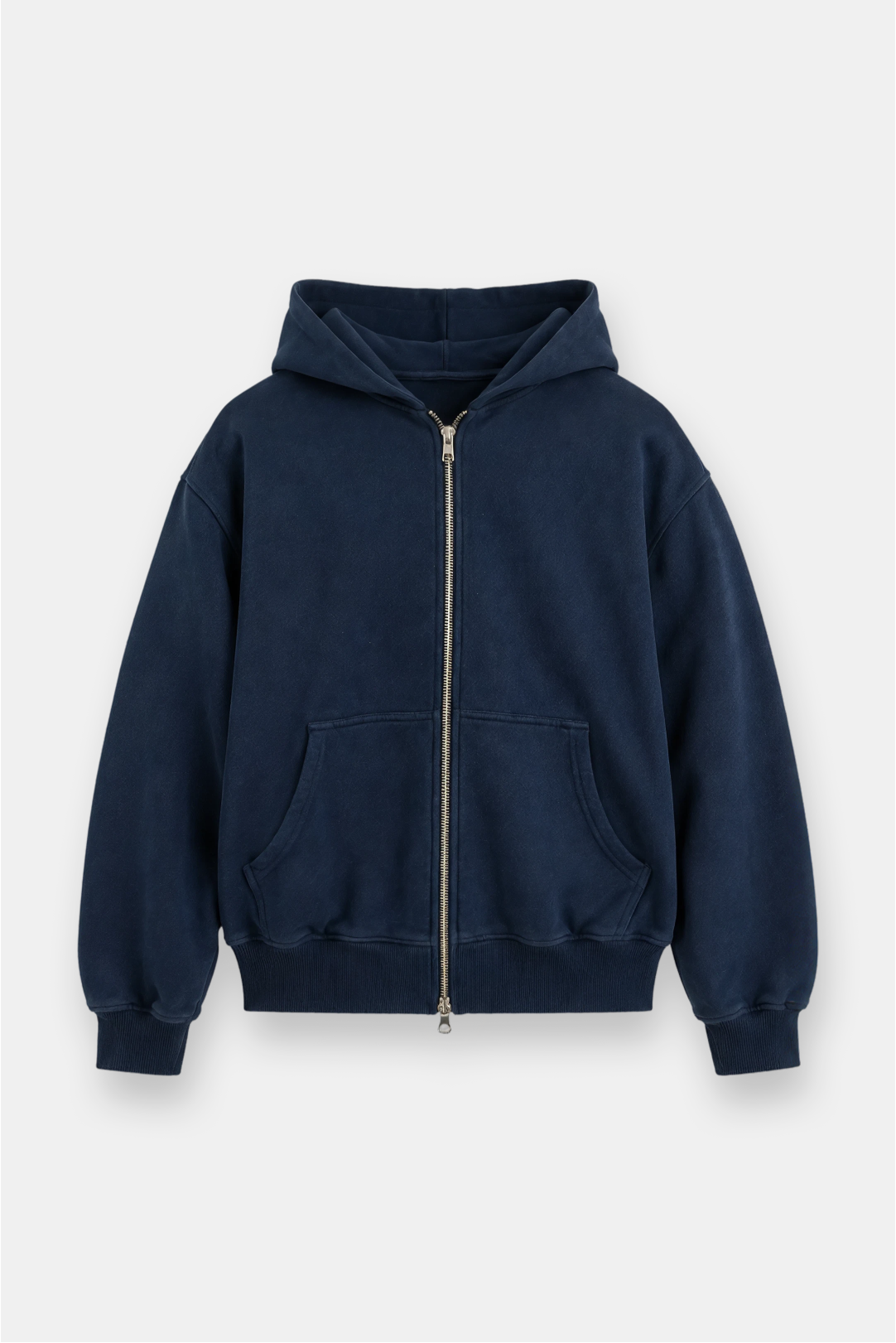 Garment Dye Zip Up Fleece