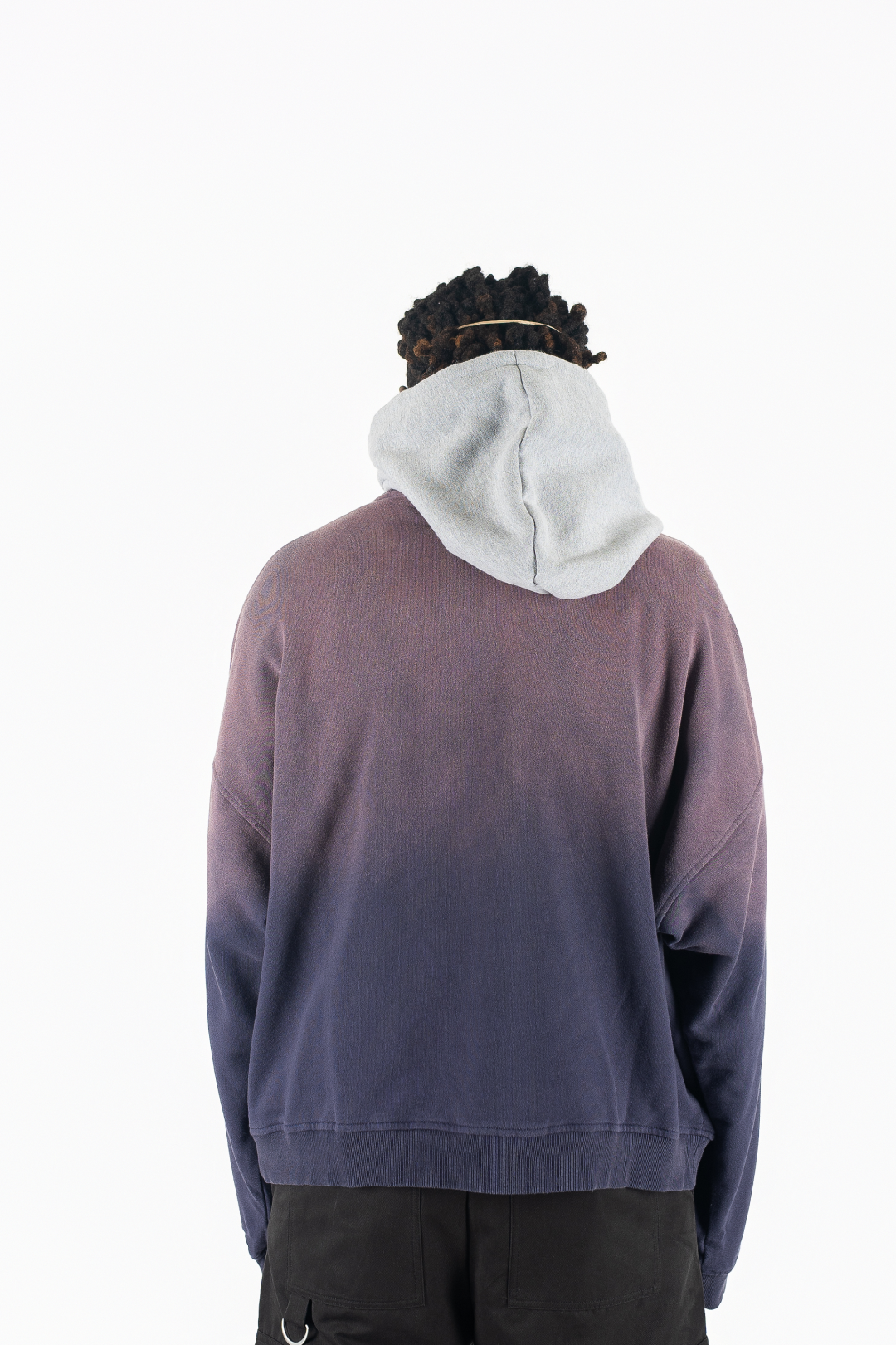 Two Tone Oversized Sun-Dried Hoodie
