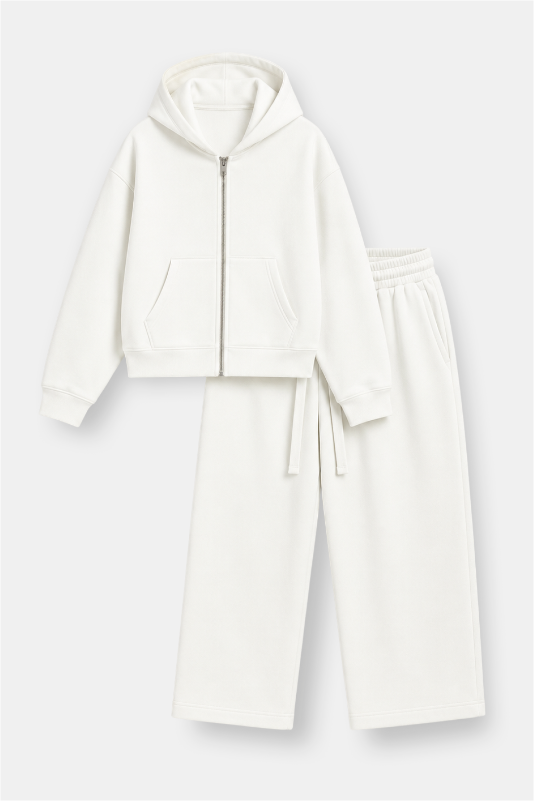 Fleece Zip Up and Sweatpants Set