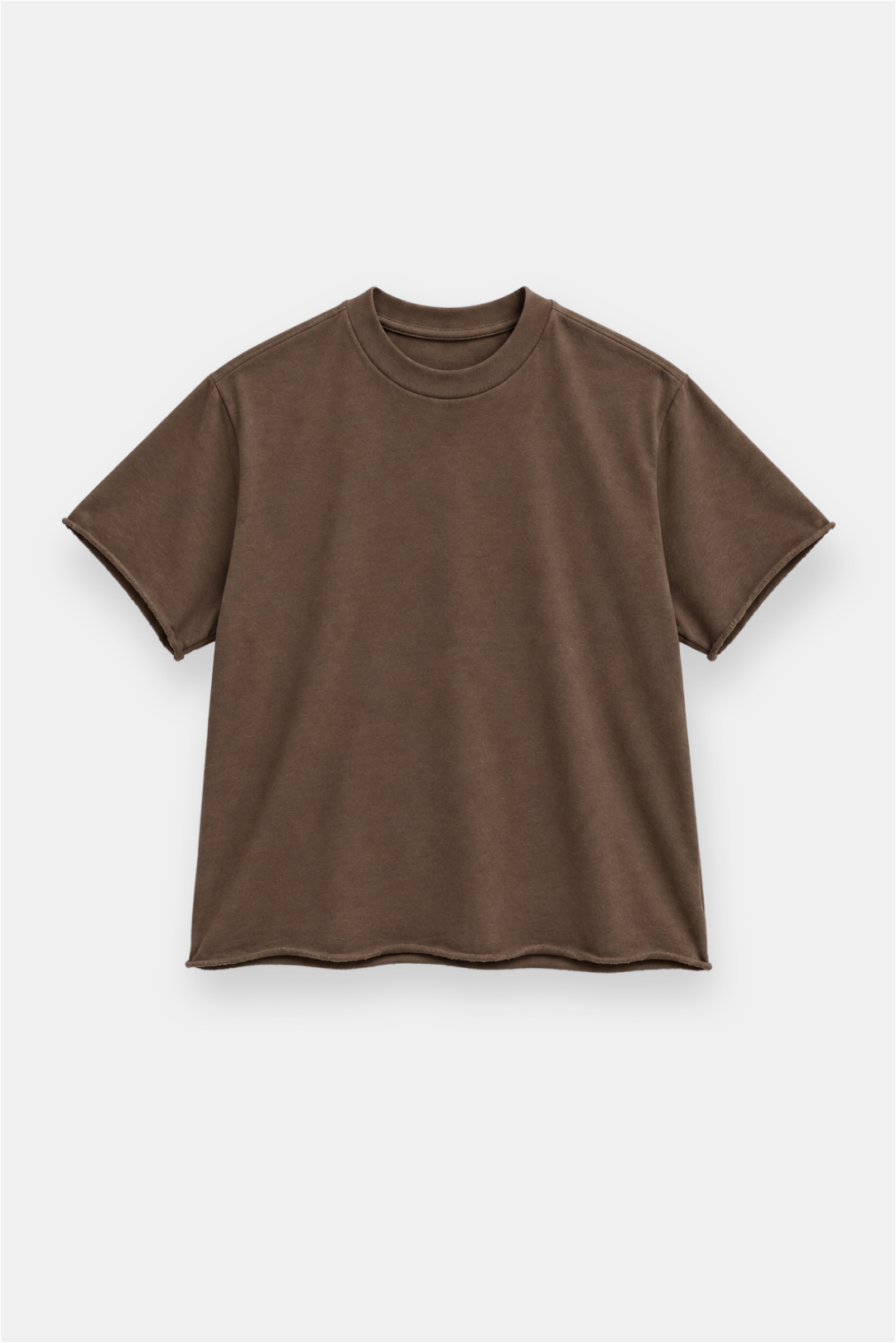 Raw Hem Retro Garment Dye Vintage Tee