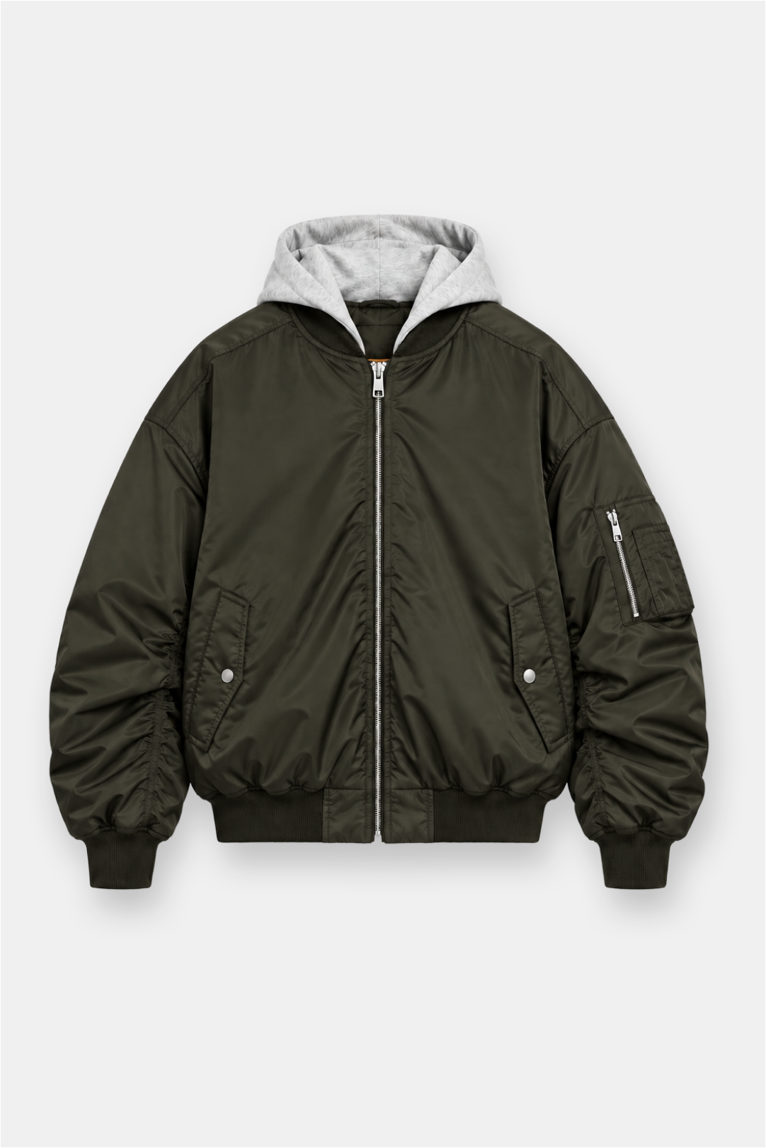 Drop Shoulder Bomber Jacket