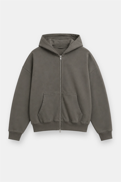 Cropped Double Zip Hoodie – Superline