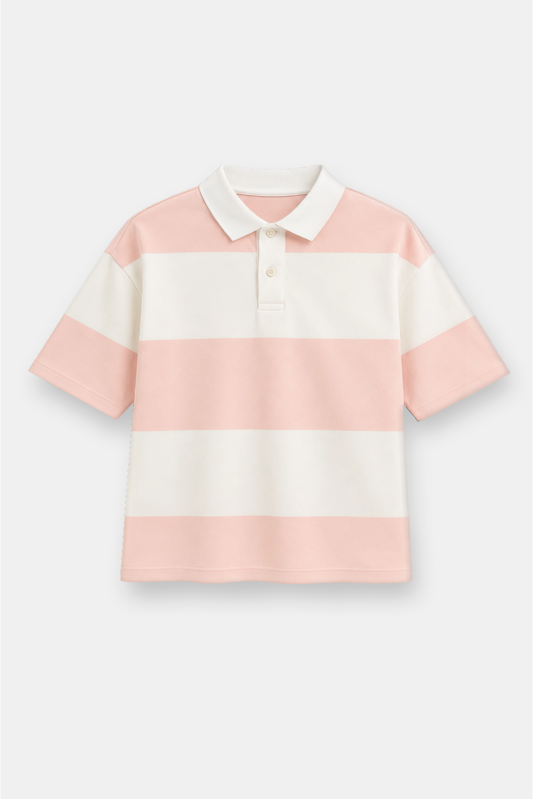 Short Sleeve Striped Polo
