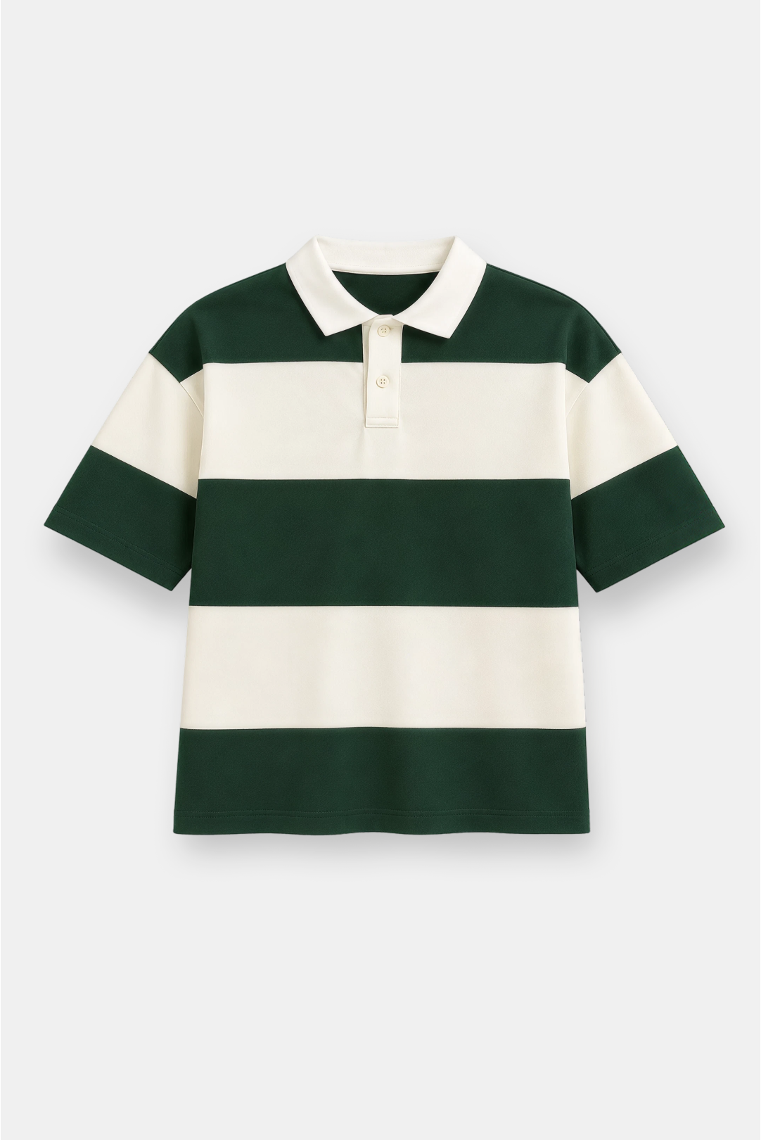 Short Sleeve Striped Polo