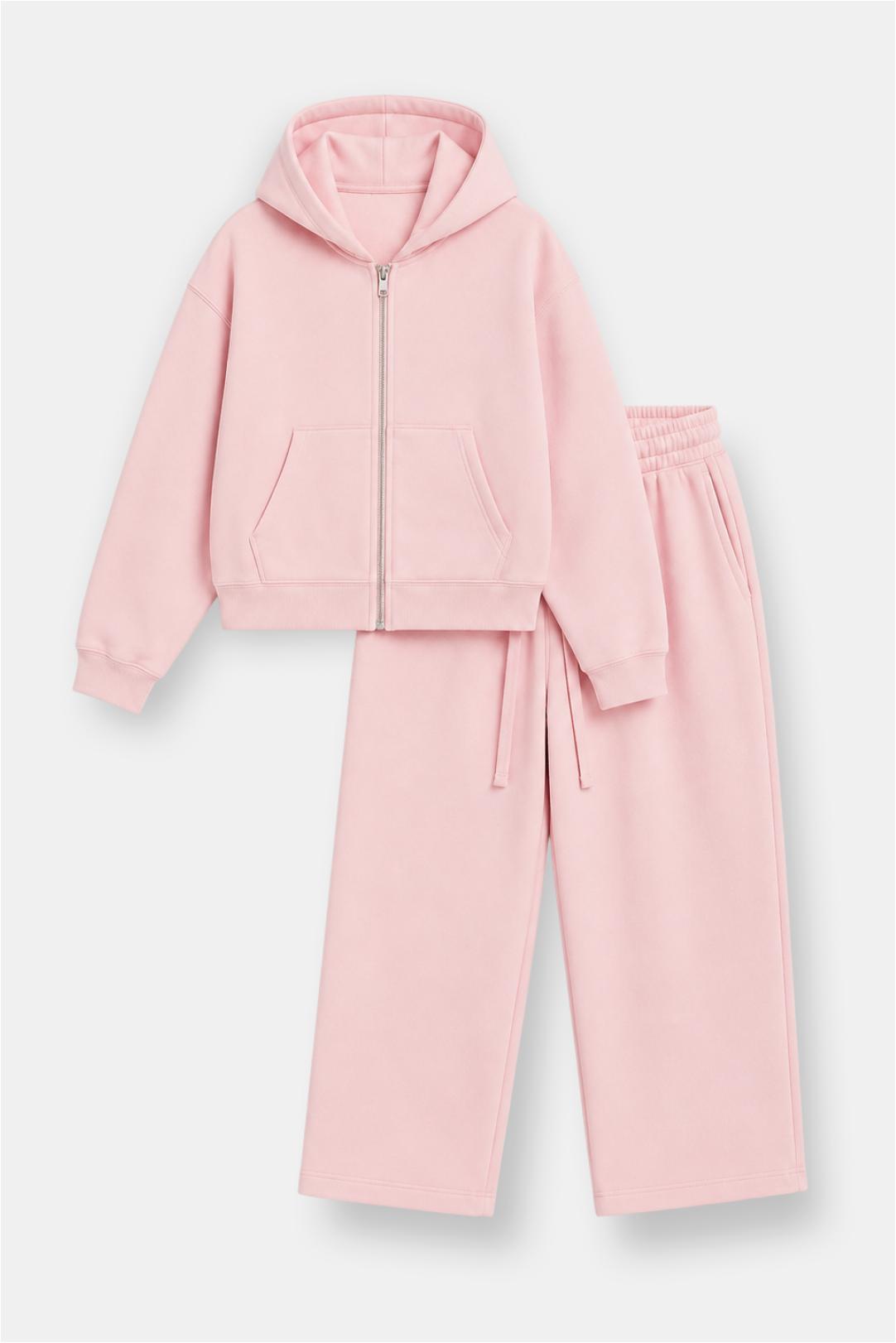 Fleece Zip Up and Sweatpants Set