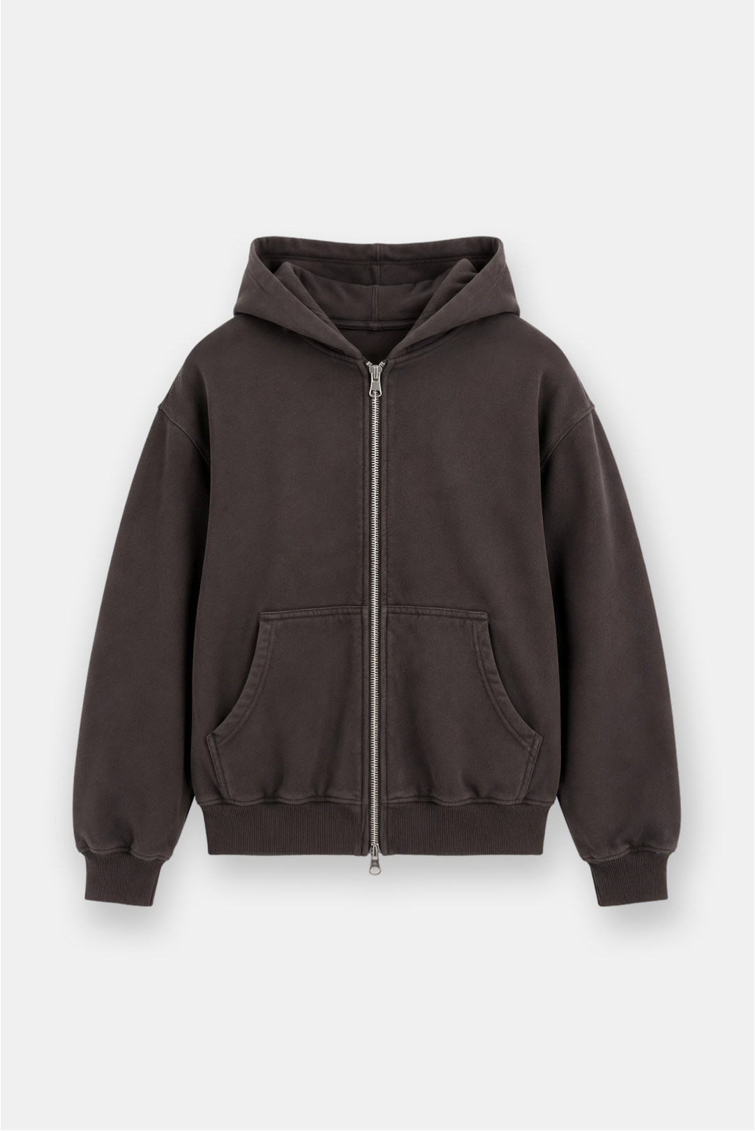 Garment Dye Zip Up Fleece