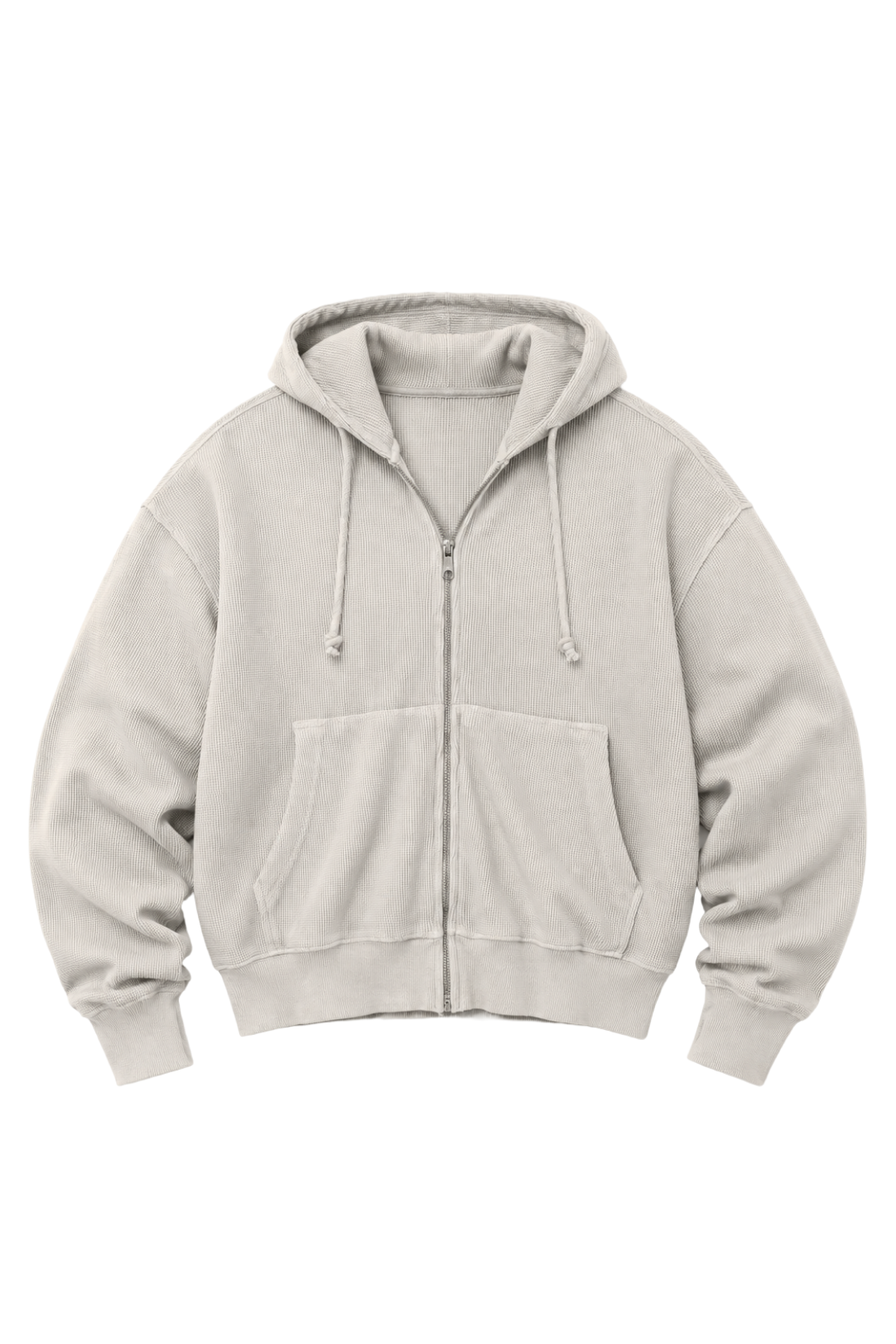 Sun-Dried Waffle Knit Baby Zip Up