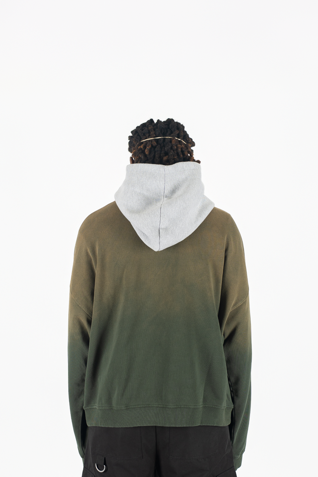 Two Tone Oversized Sun-Dried Hoodie