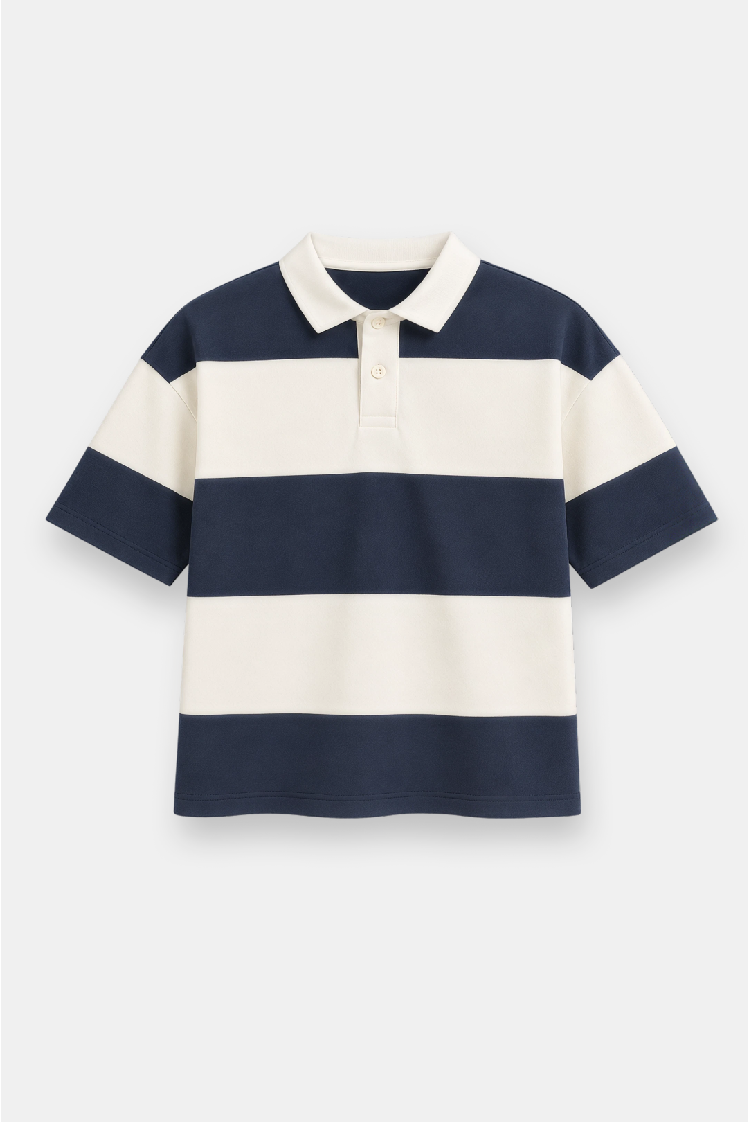 Short Sleeve Striped Polo