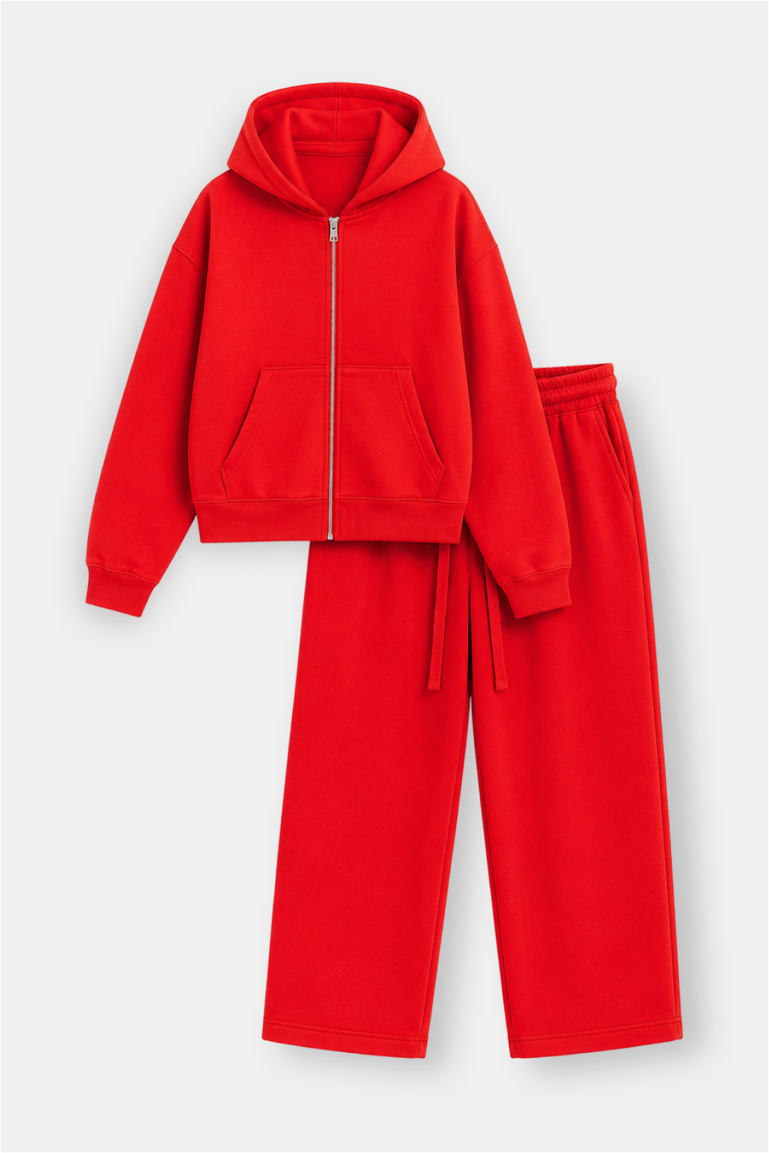 Fleece Zip Up and Sweatpants Set