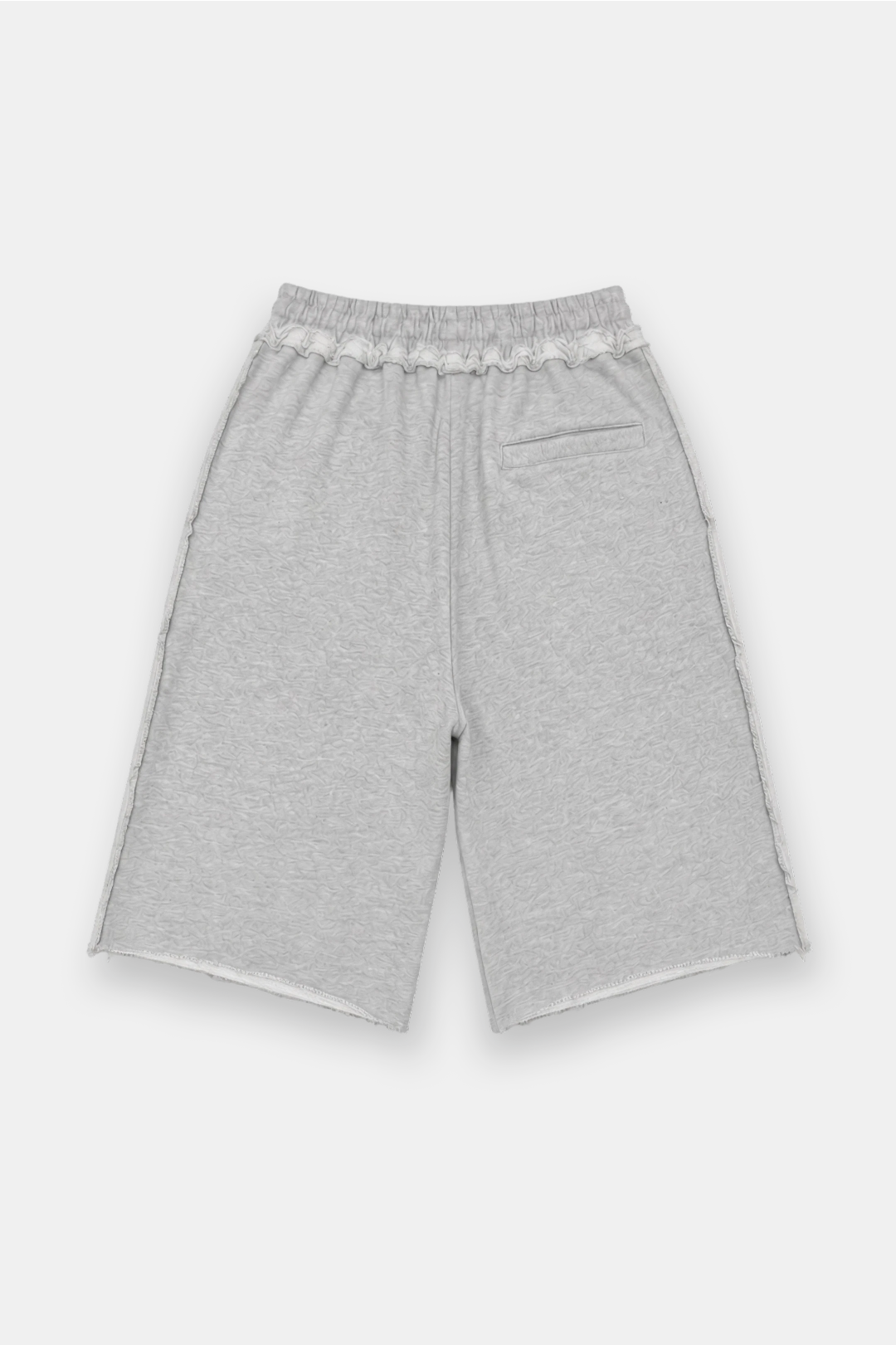 Raw Hem Oversized Sweatshorts