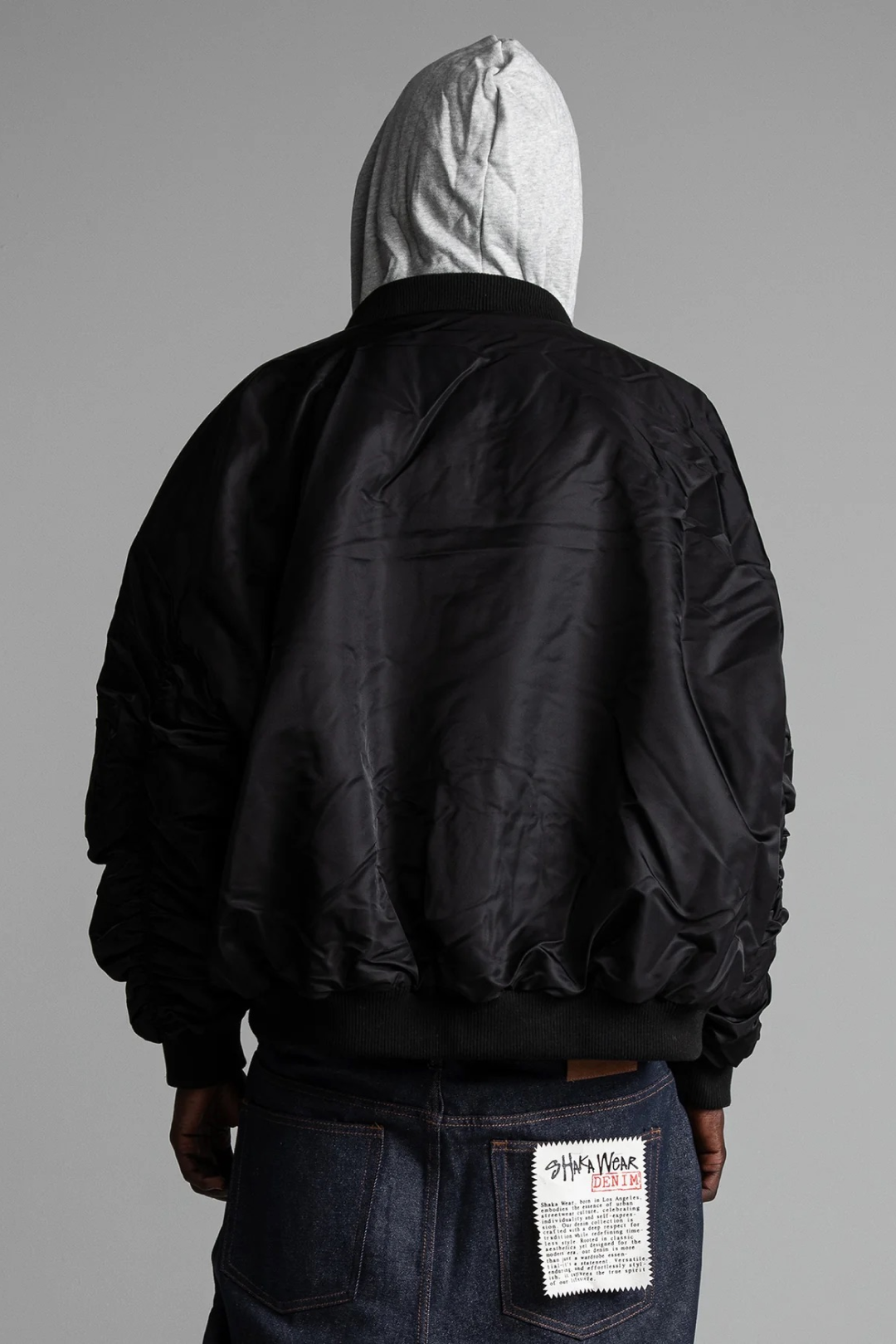 Drop Shoulder Bomber Jacket