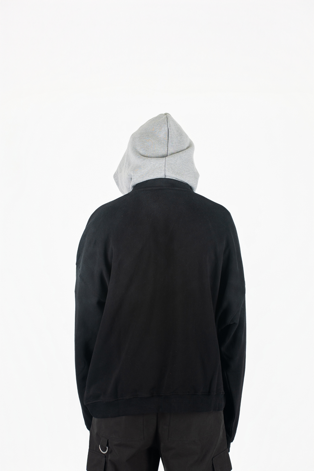 Two Tone Oversized Sun-Dried Hoodie