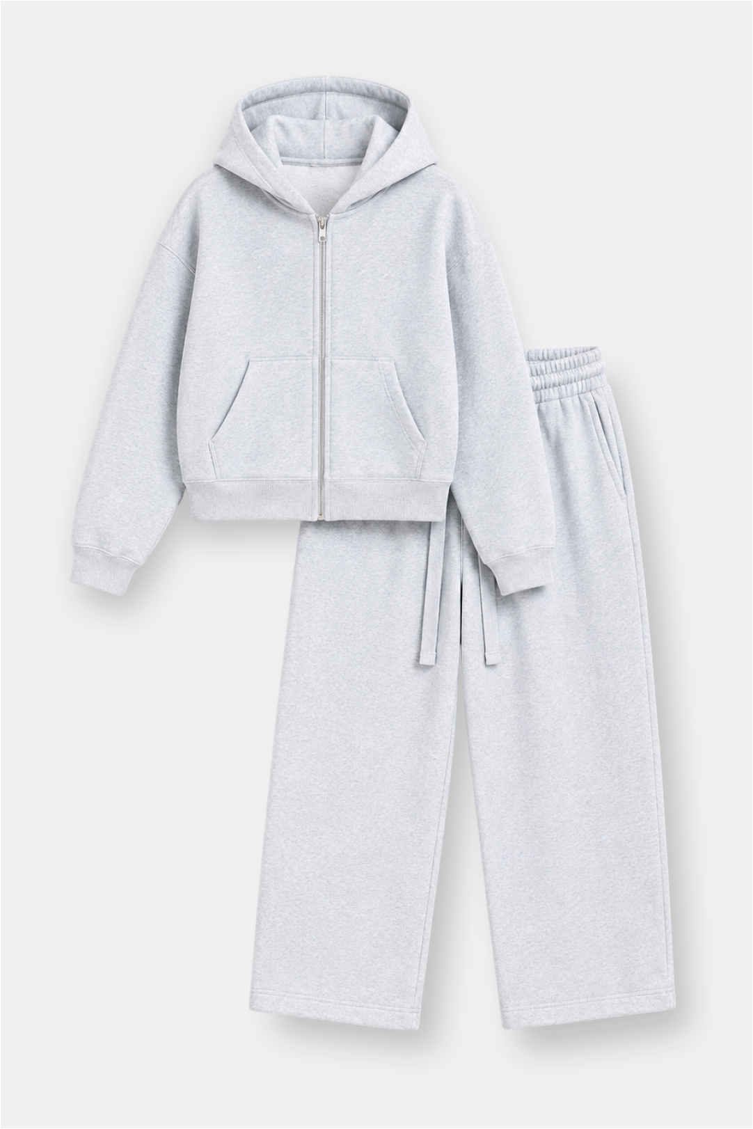 Fleece Zip Up and Sweatpants Set