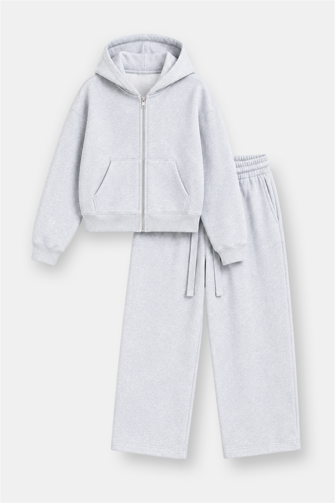 Fleece Zip Up and Sweatpants Set – Superline