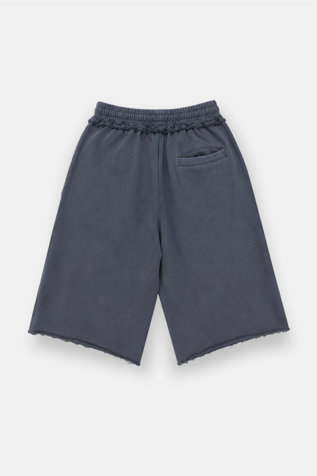 Raw Hem Oversized Sweatshorts