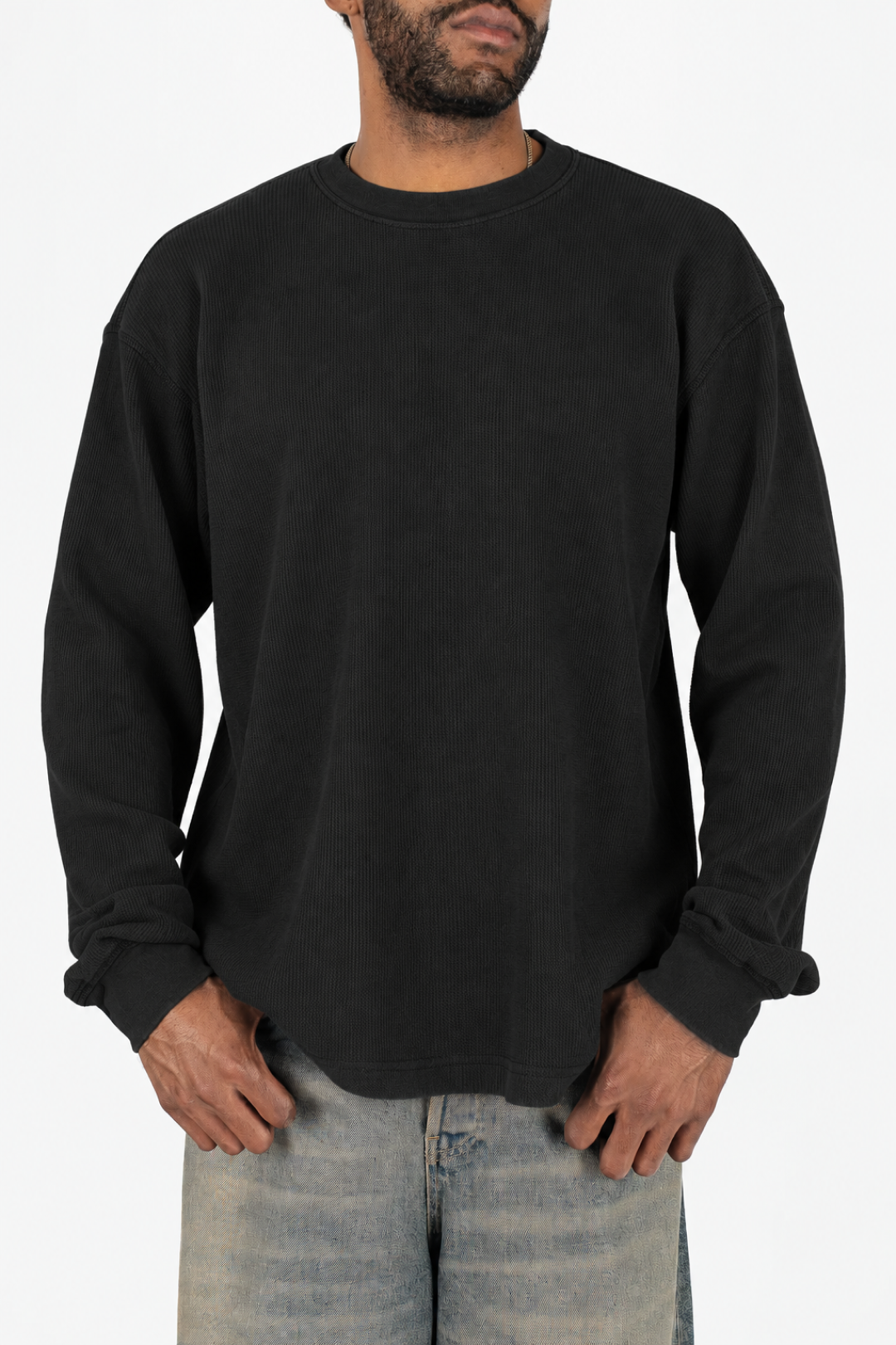 Waffle Long Sleeve Tee