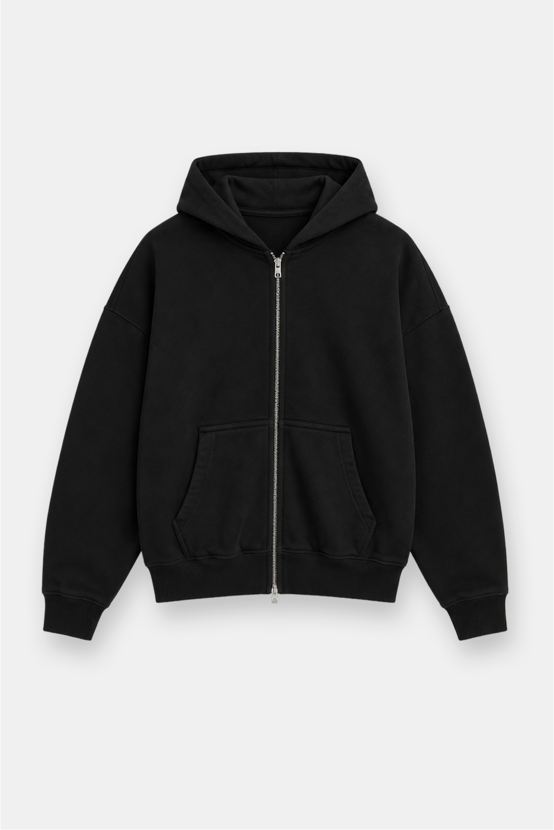 Cropped Double Zip Hoodie – Superline