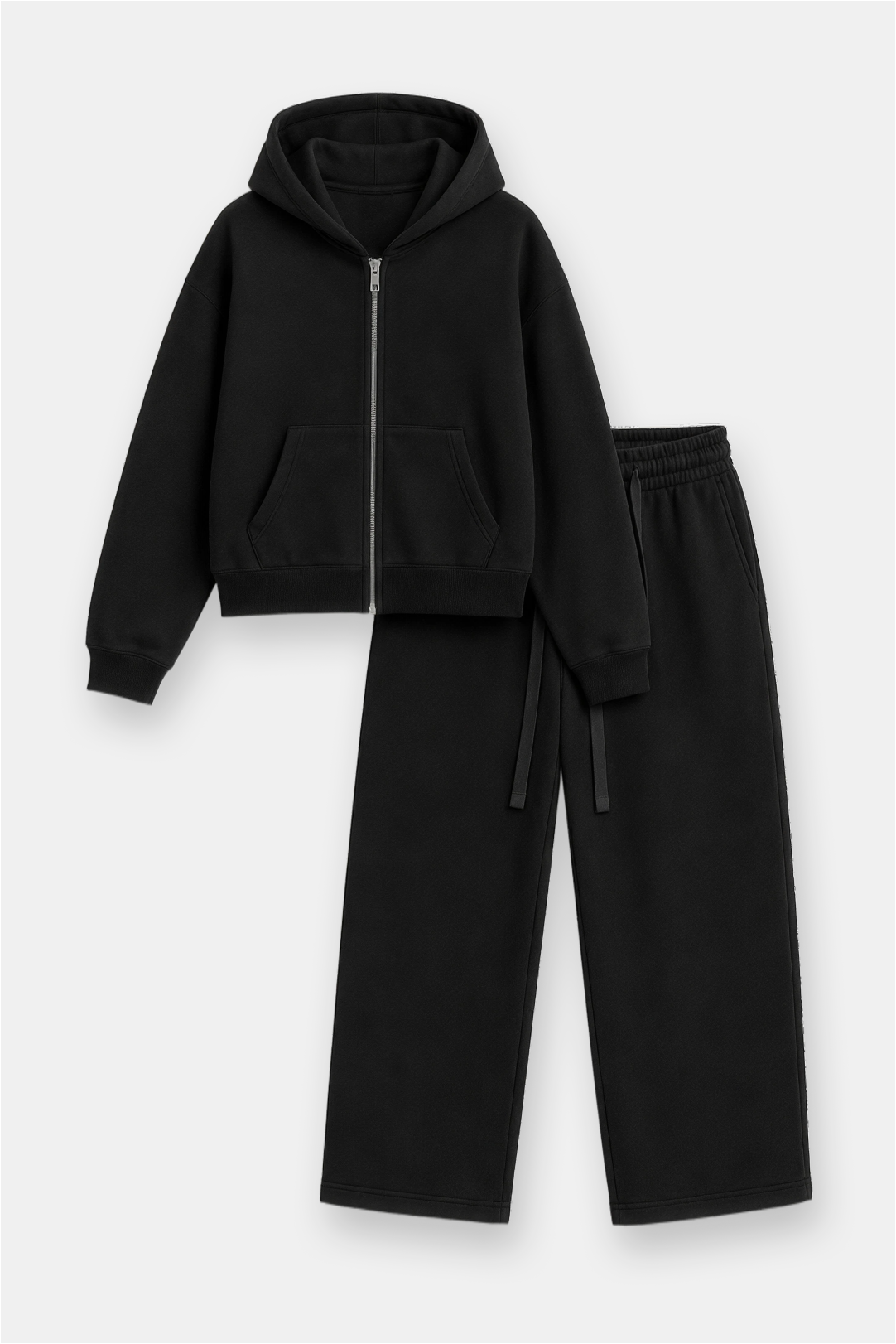 Fleece Zip Up and Sweatpants Set