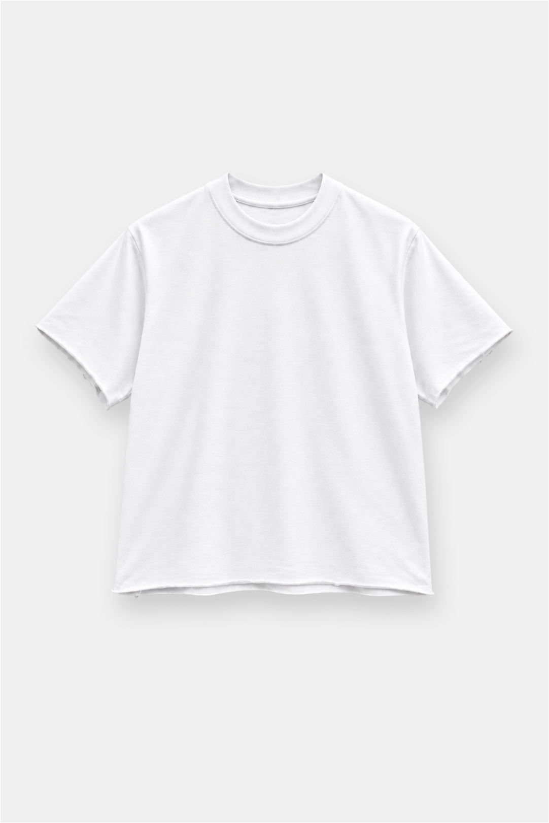 Raw Hem Retro Garment Dye Vintage Tee
