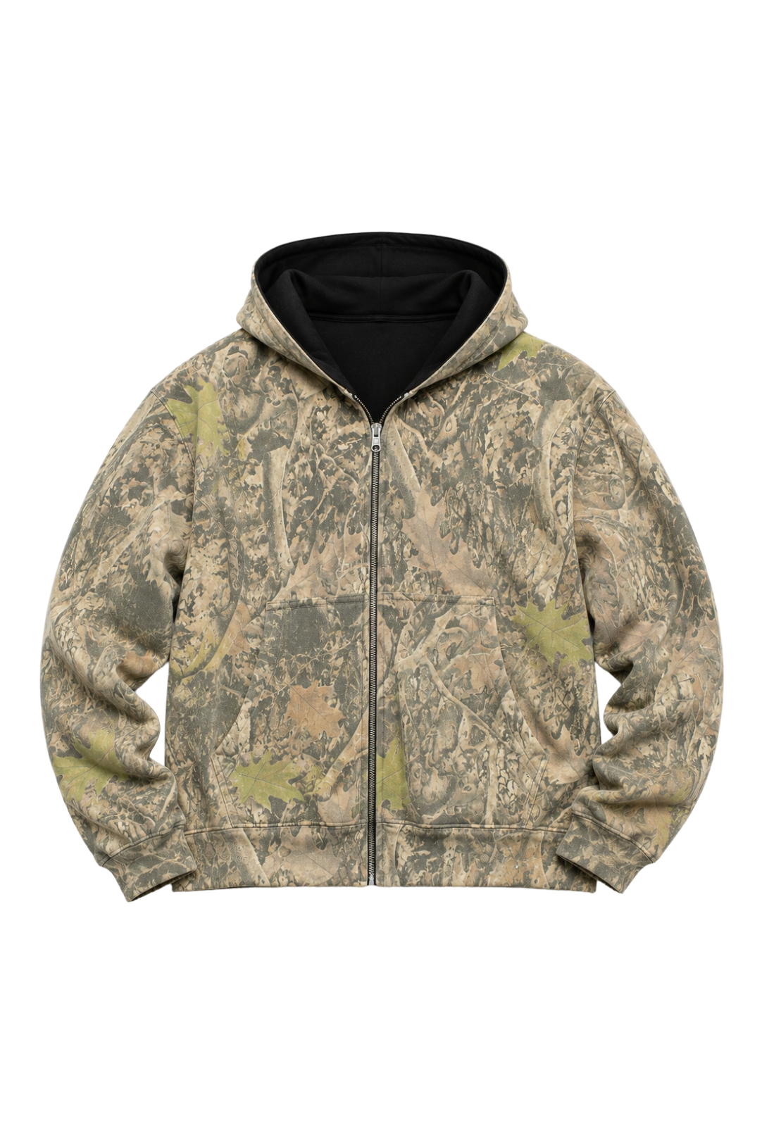 Reversible Camo Zip Up