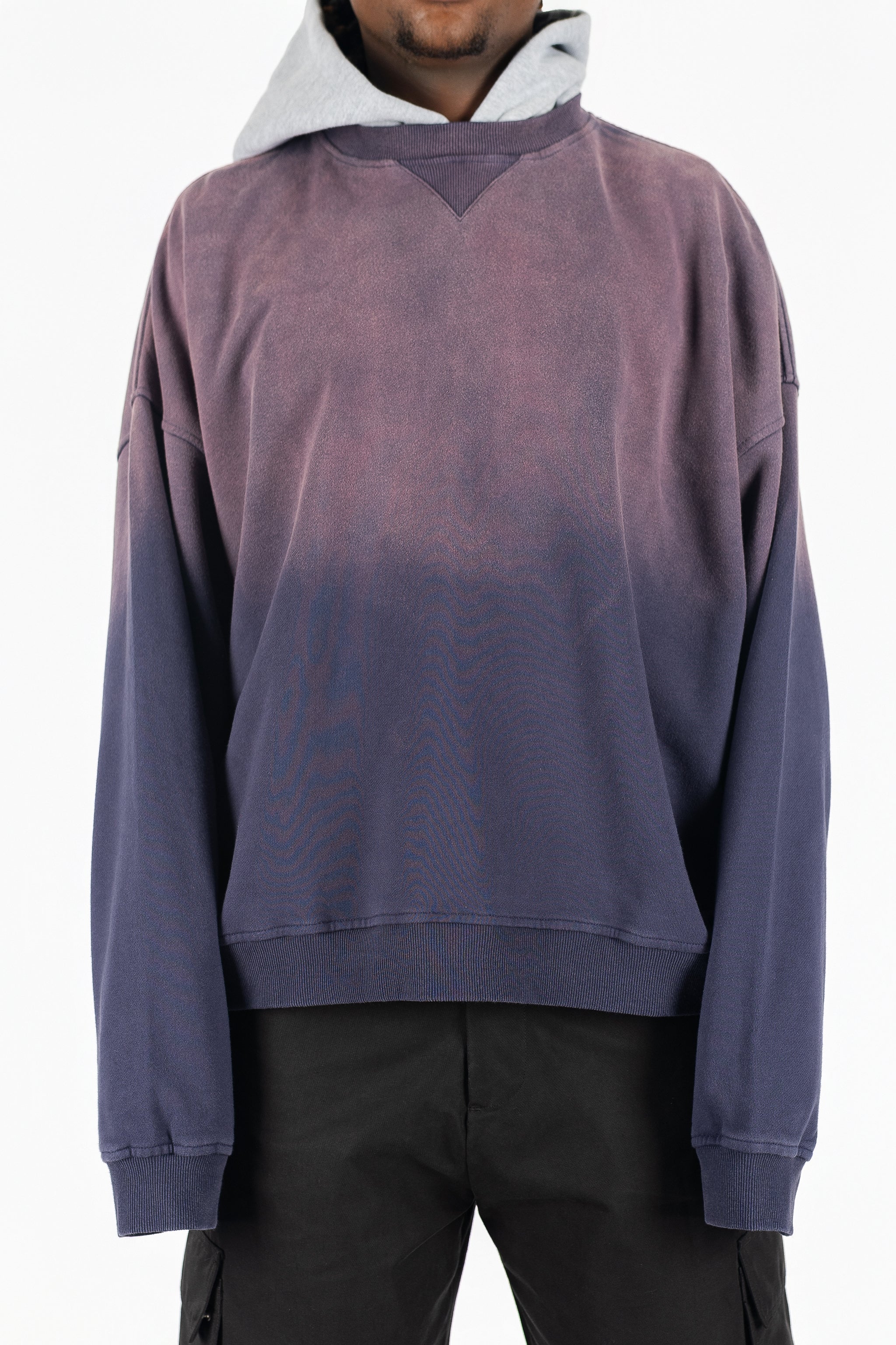 Two Tone Oversized Sun-Dried Hoodie *SIZE DOWN 1 SIZE*
